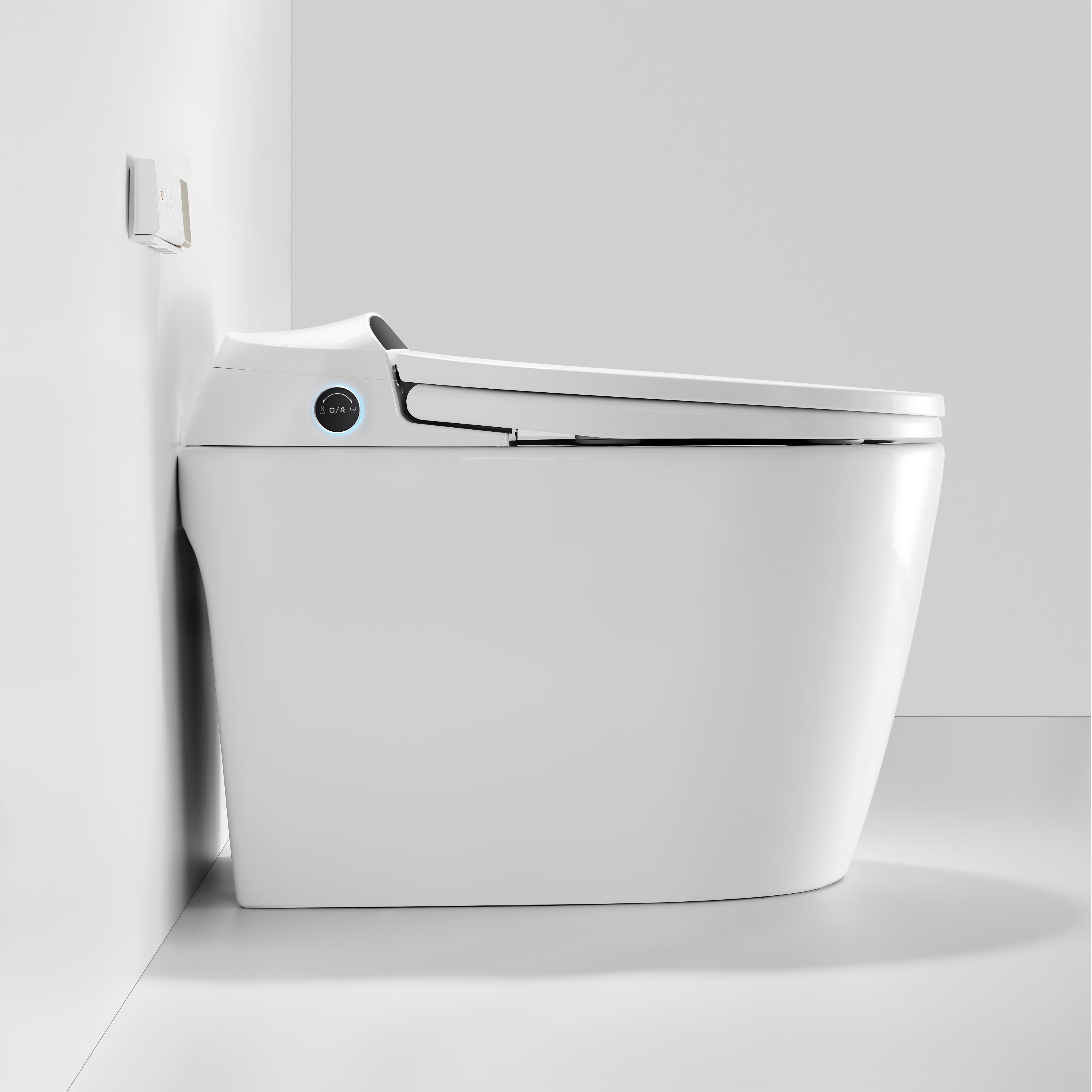 Luxury High-Performance Smart Toilet with Heated Seat & Hands-Free Operation