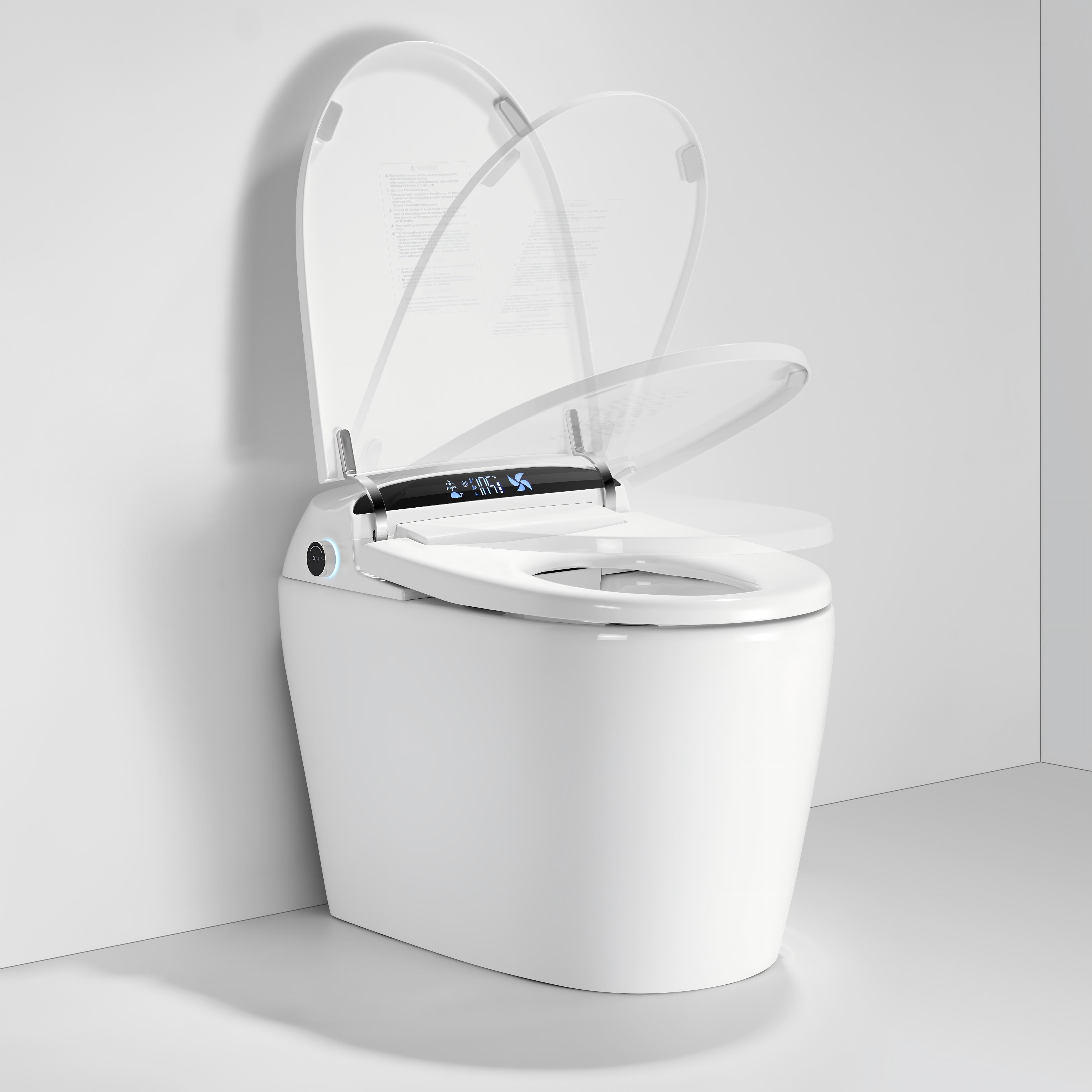 Luxury High-Performance Smart Toilet with Heated Seat & Hands-Free Operation