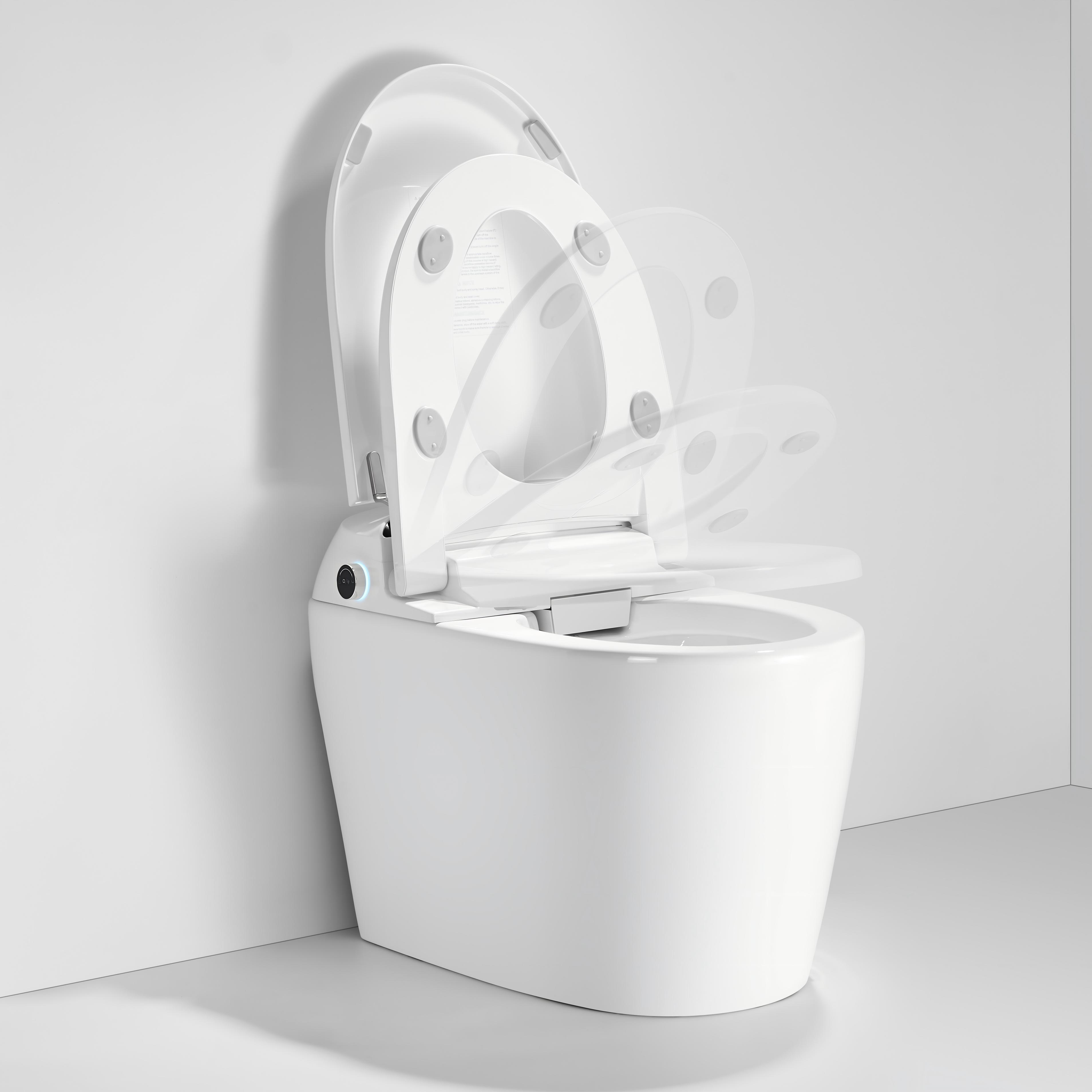 Luxury High-Performance Smart Toilet with Heated Seat & Hands-Free Operation