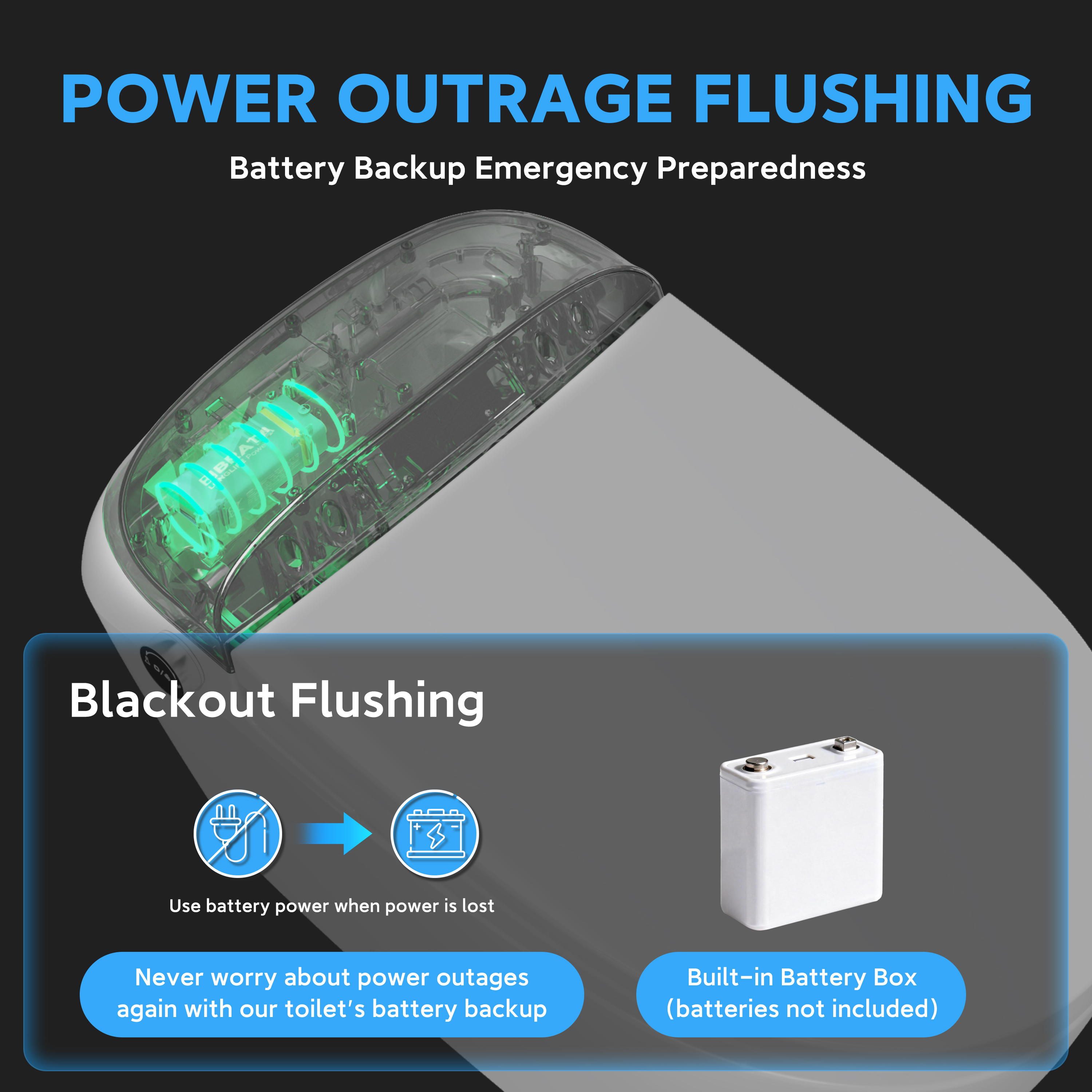 Luxury High-Performance Smart Toilet with Heated Seat & Hands-Free Operation