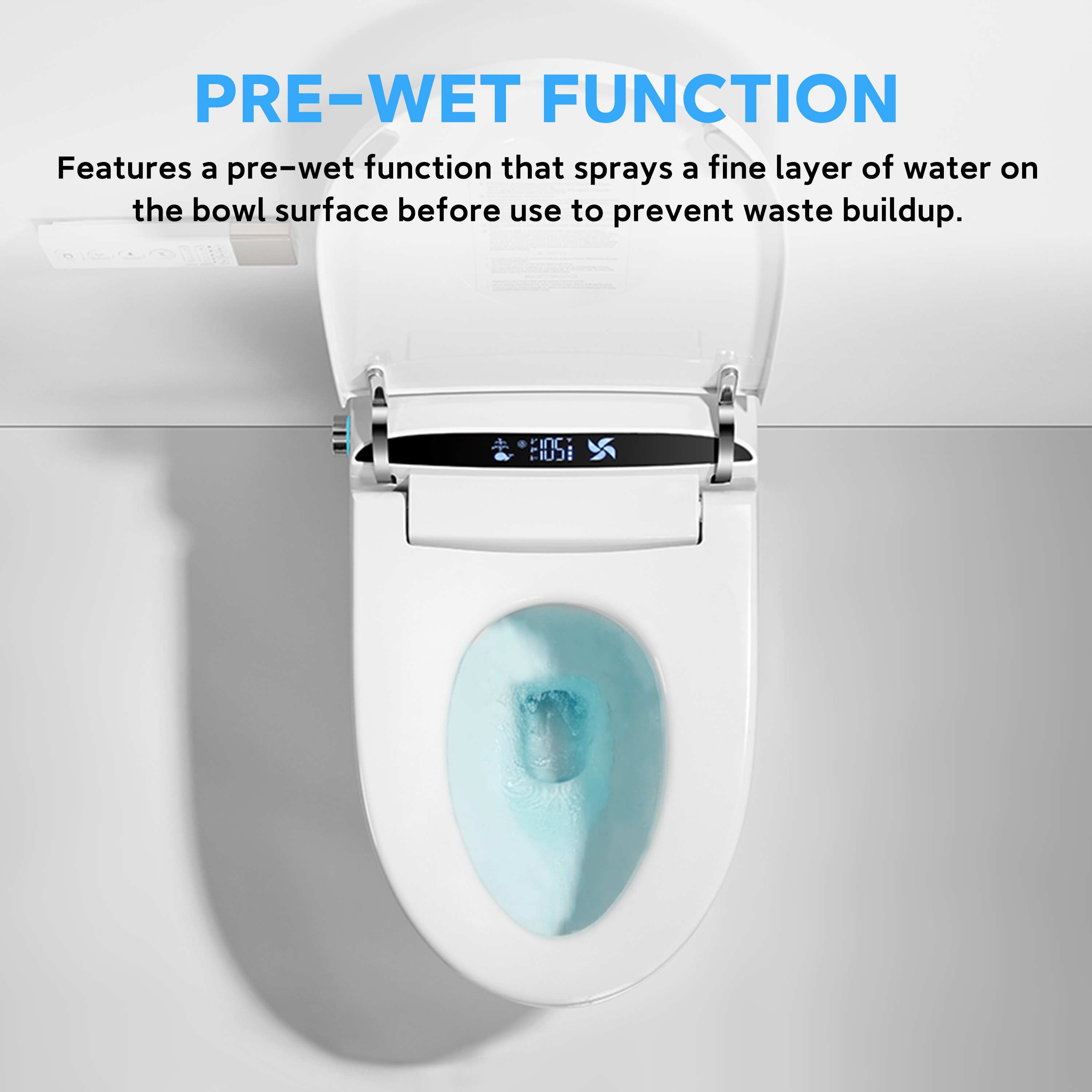 Luxury High-Performance Smart Toilet with Heated Seat & Hands-Free Operation