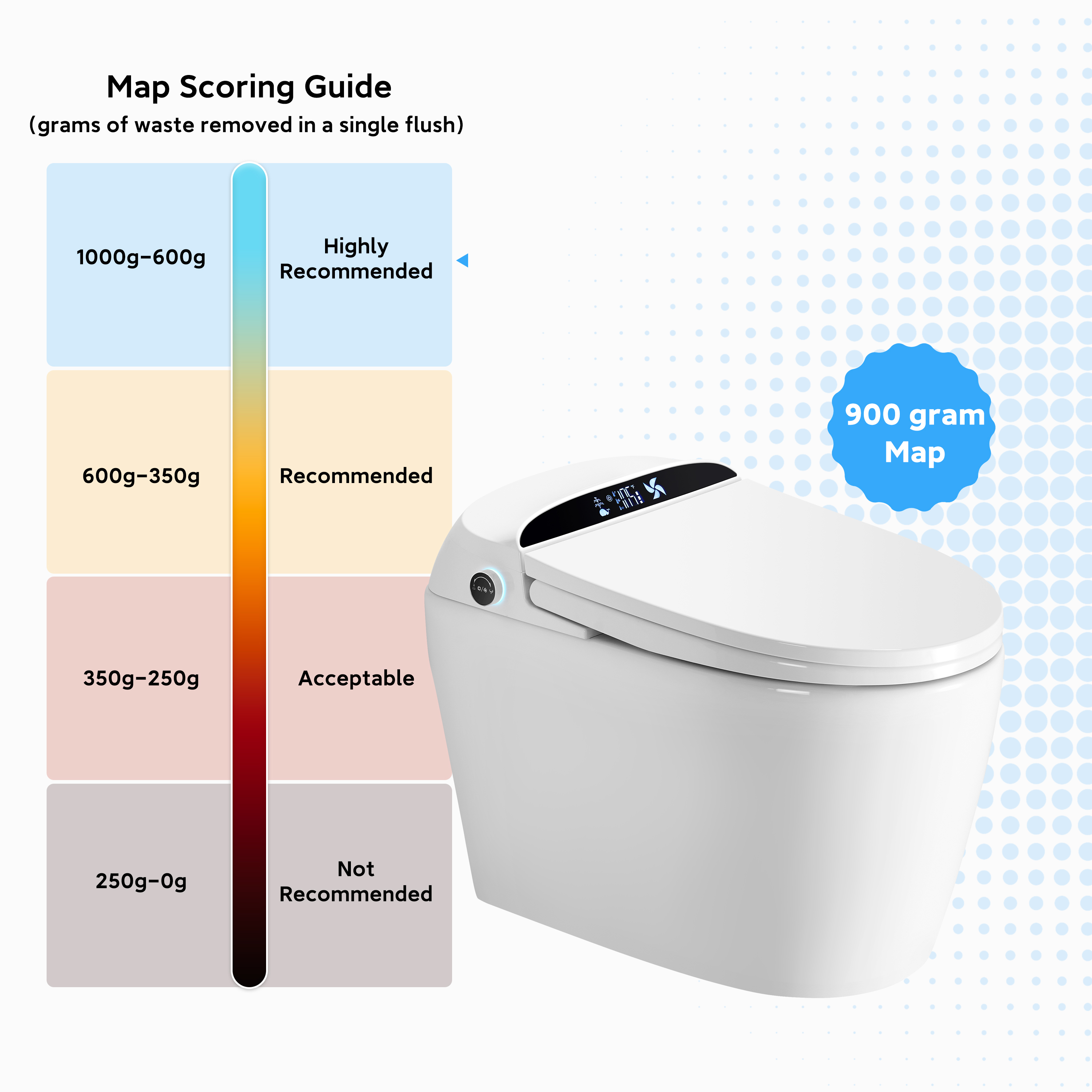 Luxury High-Performance Smart Toilet with Heated Seat & Hands-Free Operation