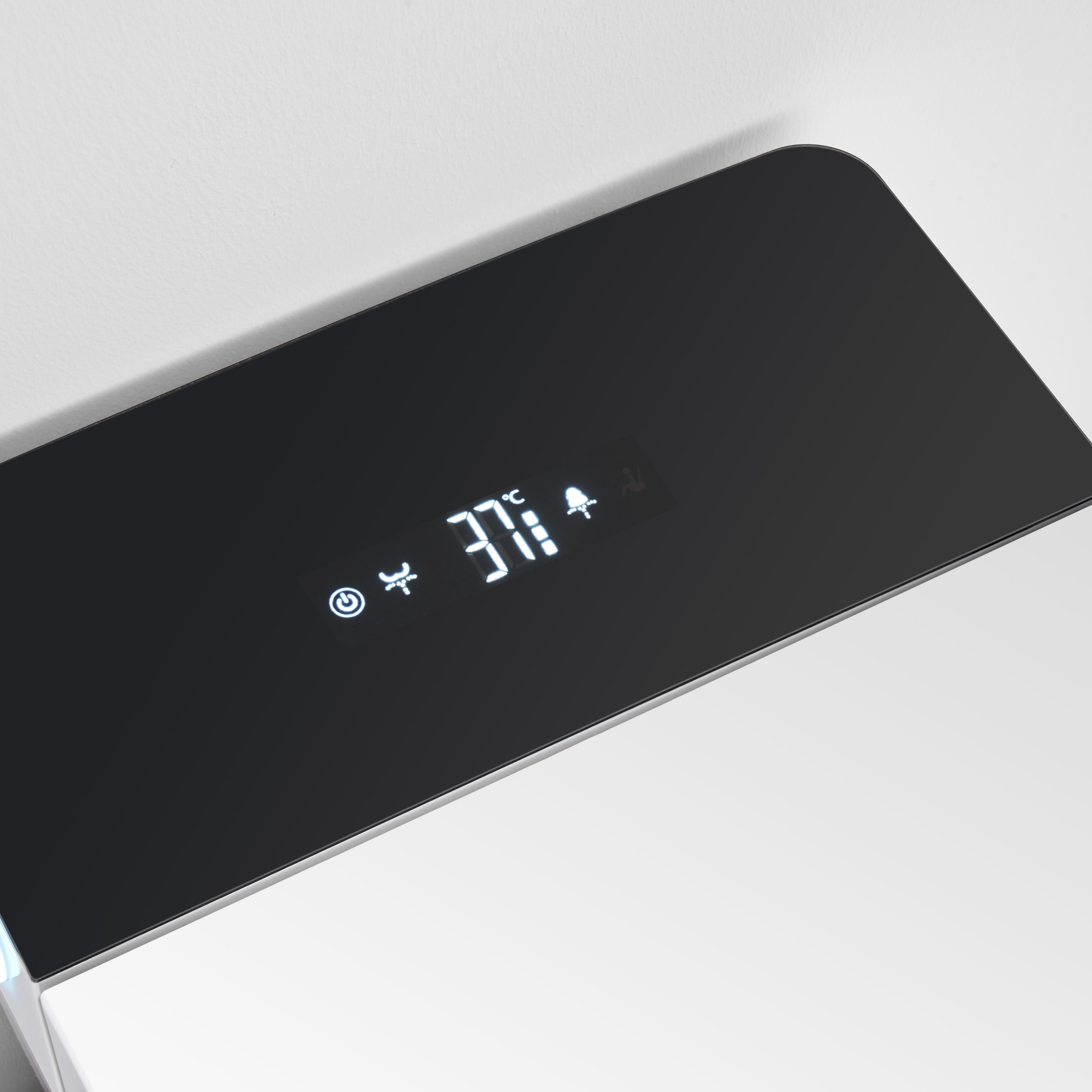 White Elongated Smart Bidet Toilet with UV Sterilization and Remote Control