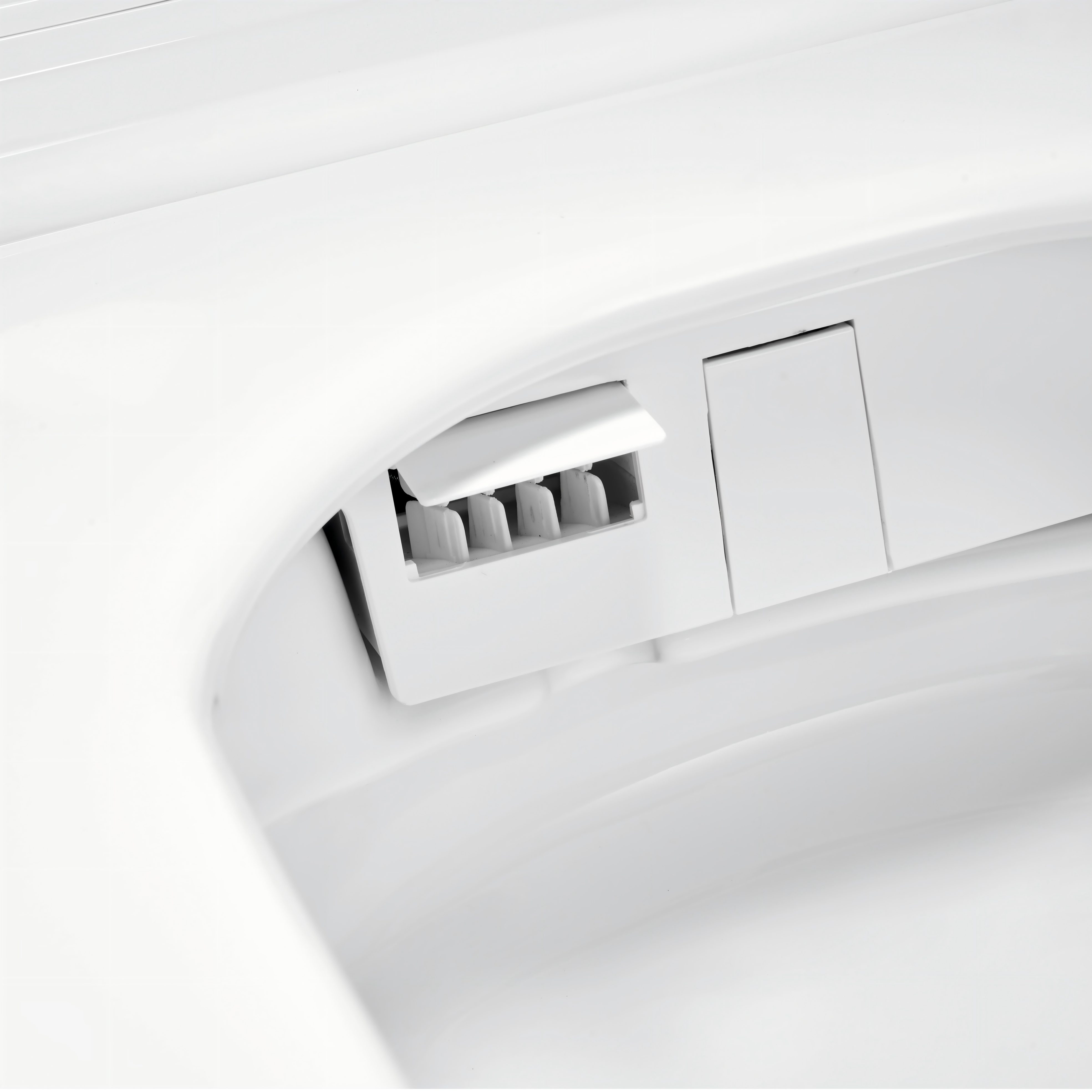 Modern Antibacterial Ceramic Smart Toilet with Side Ambient Lighting