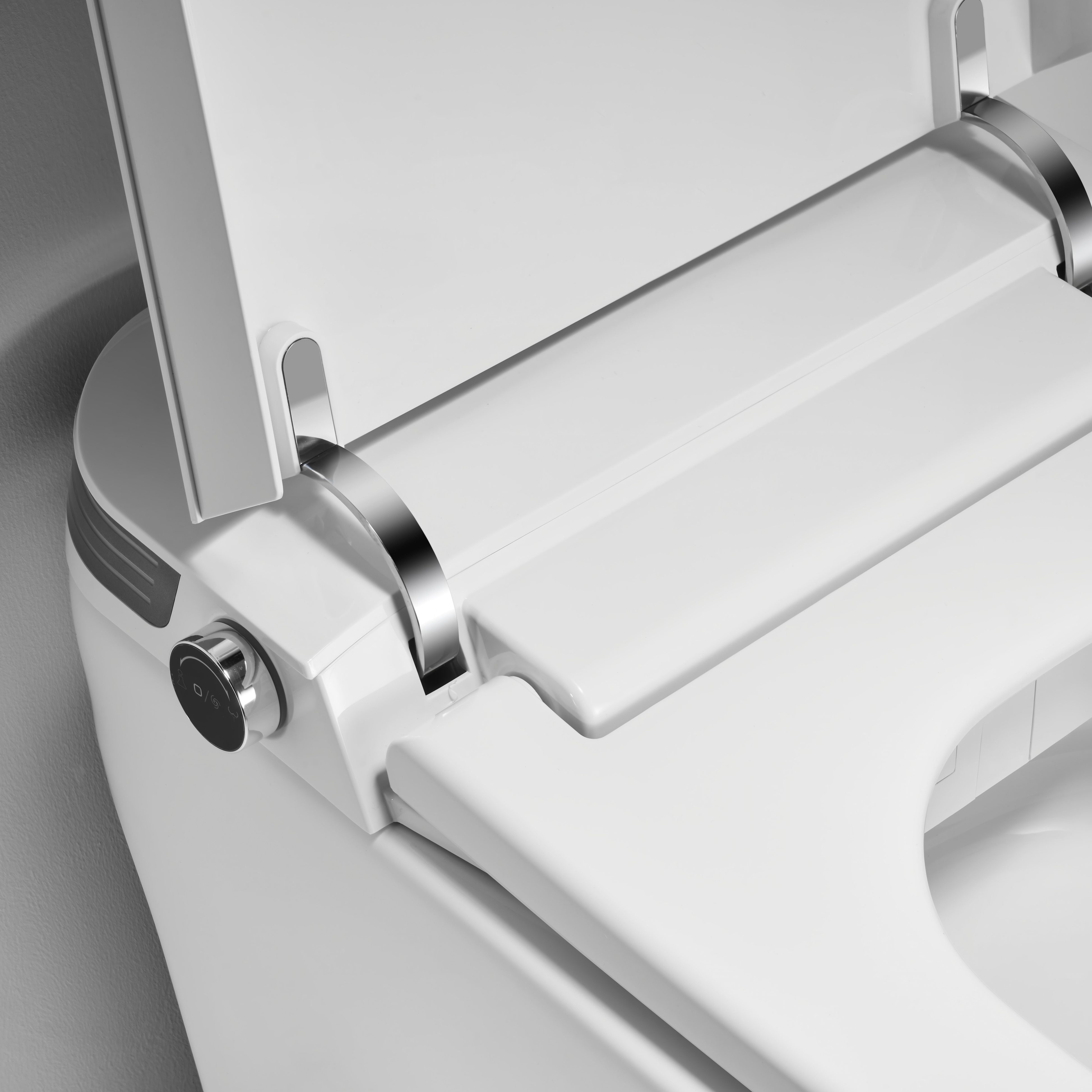 Modern Antibacterial Ceramic Smart Toilet with Side Ambient Lighting