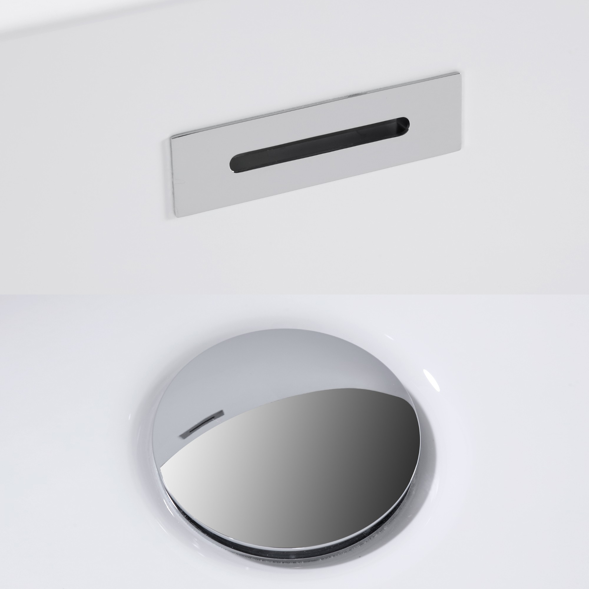 59"/67" Linear Acrylic Stand Alone Soaker Tub with cUPC Certified, Glossy White