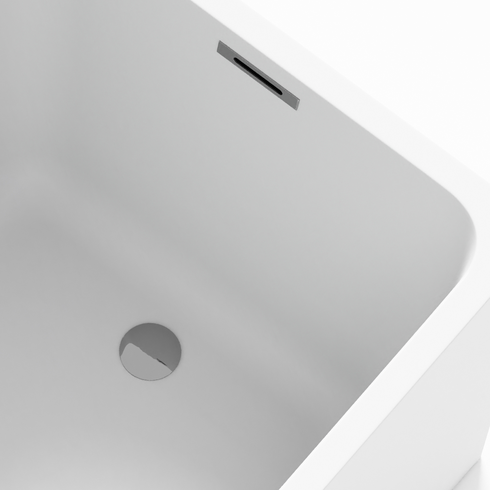 43" Gloss White Rectangule Acrylic Freestanding Bathtub with&without Built-in Seat