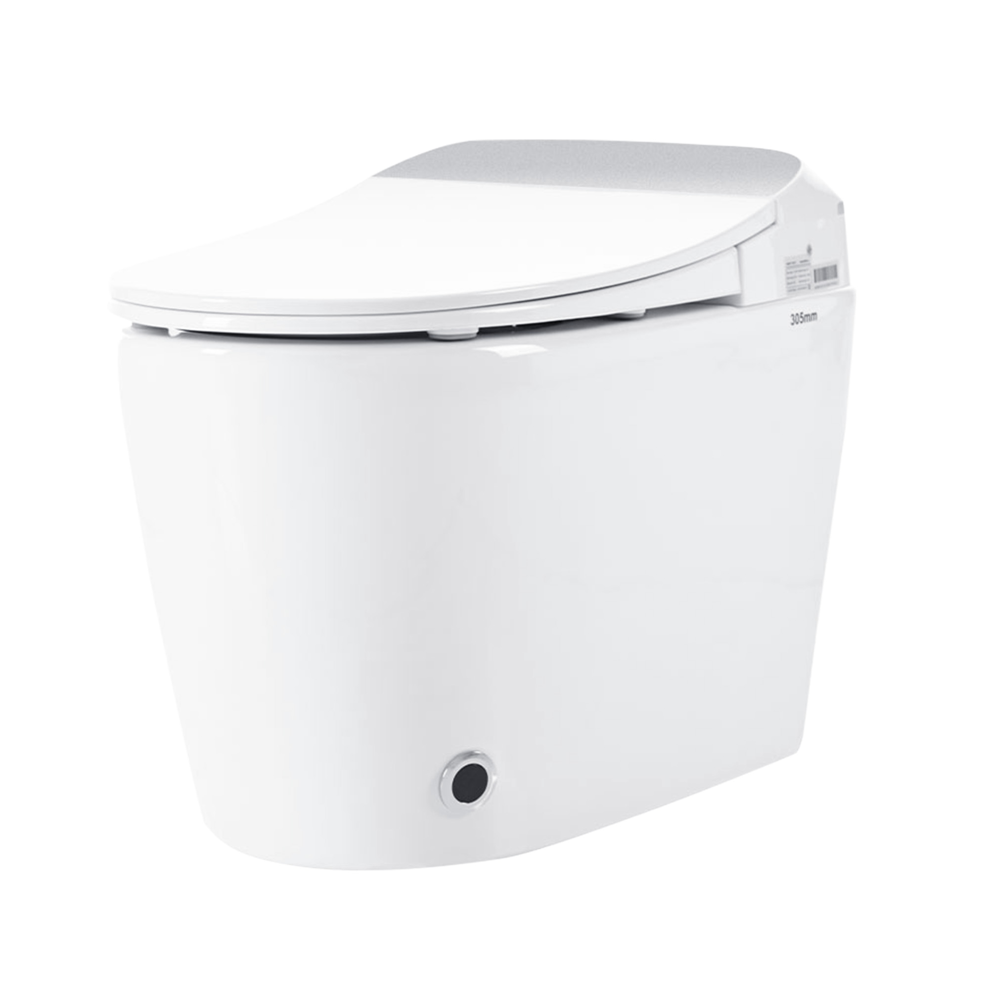 Tankless Smart Toilet with Heated Seat, Foot Sensor and Automatic Flush