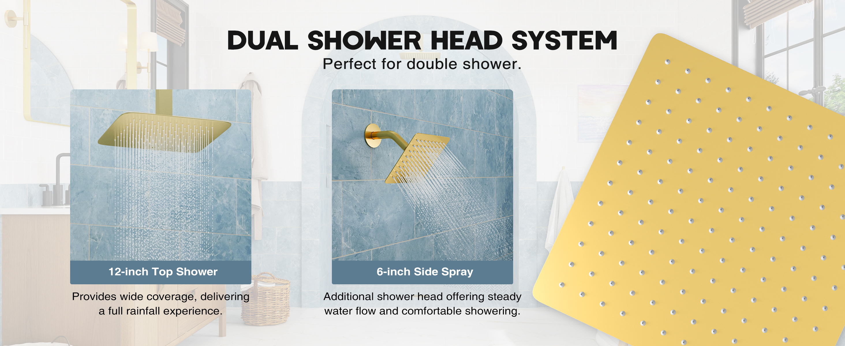 Dual Shower Head System