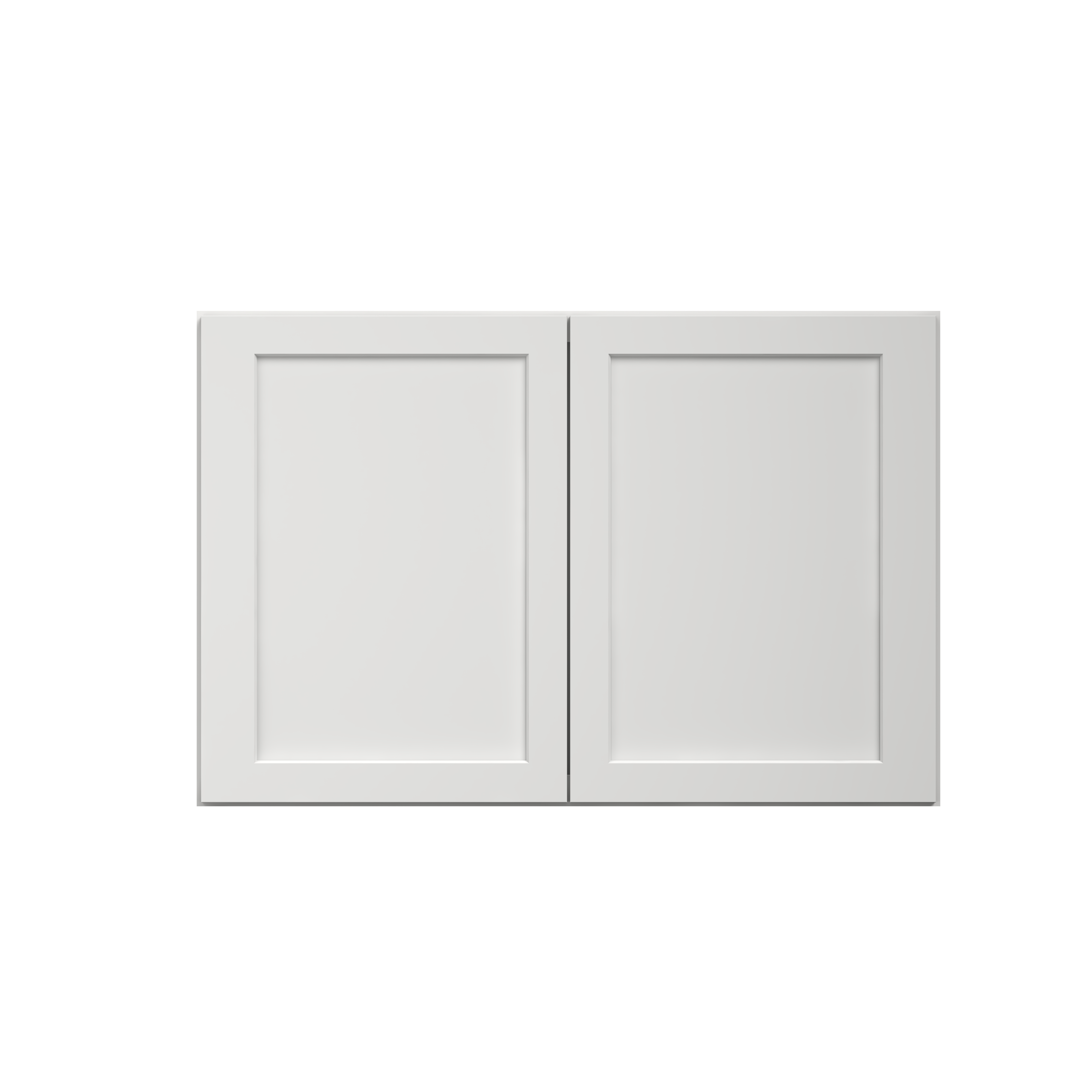 White Shaker RTA Kitchen Cabinets Complete Set for DIY Install