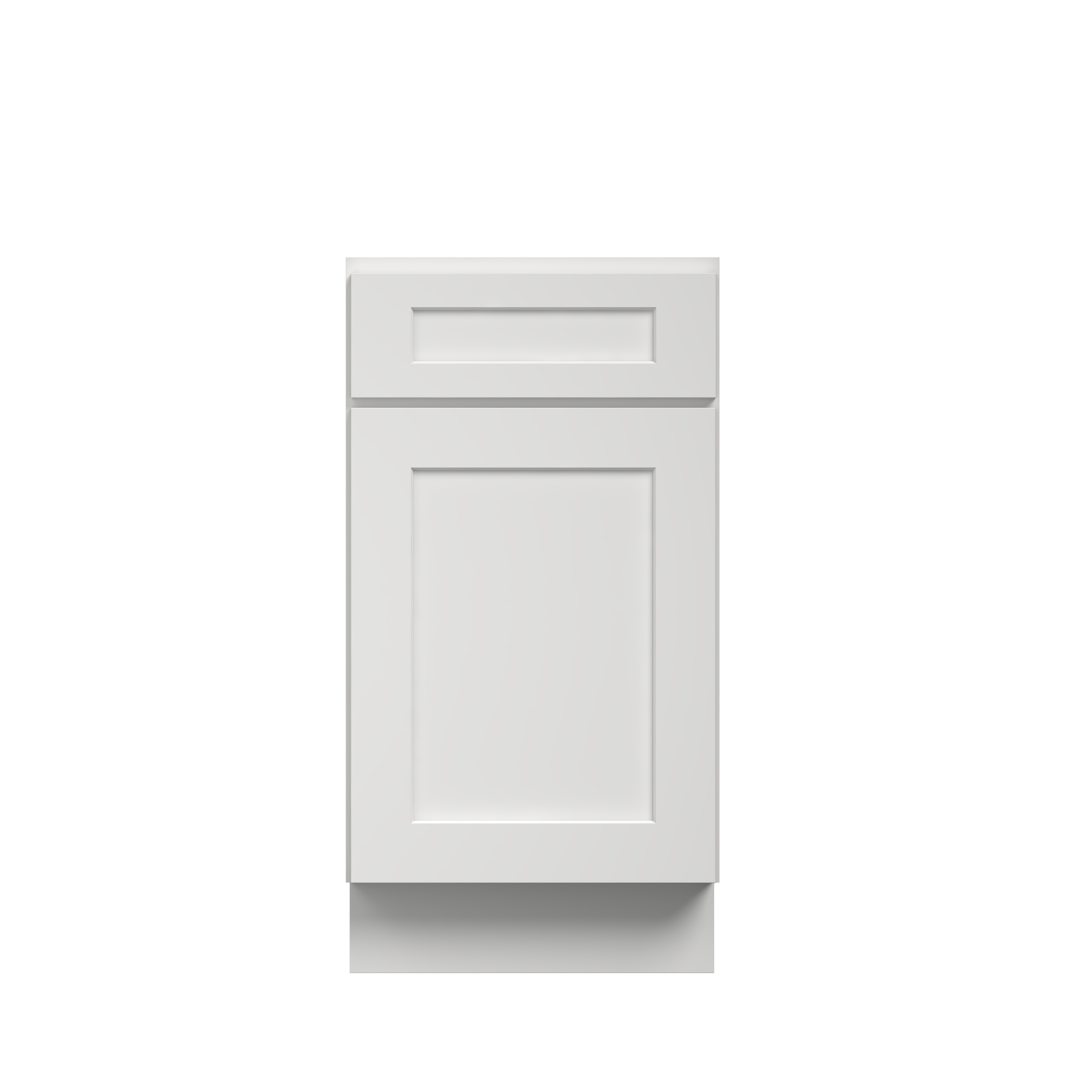 White Shaker RTA Kitchen Cabinets Complete Set for DIY Install