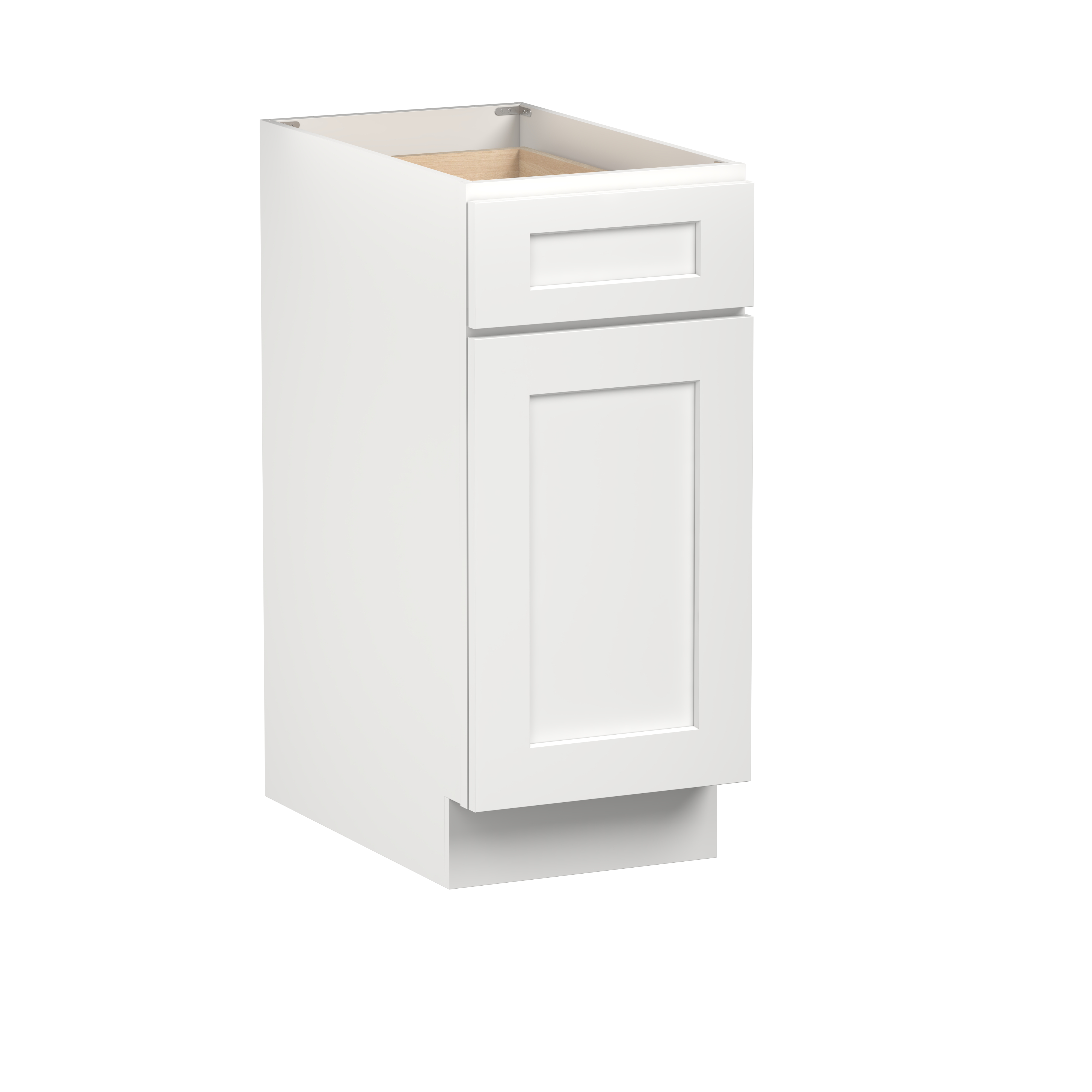 White Shaker RTA Kitchen Cabinets Complete Set for DIY Install