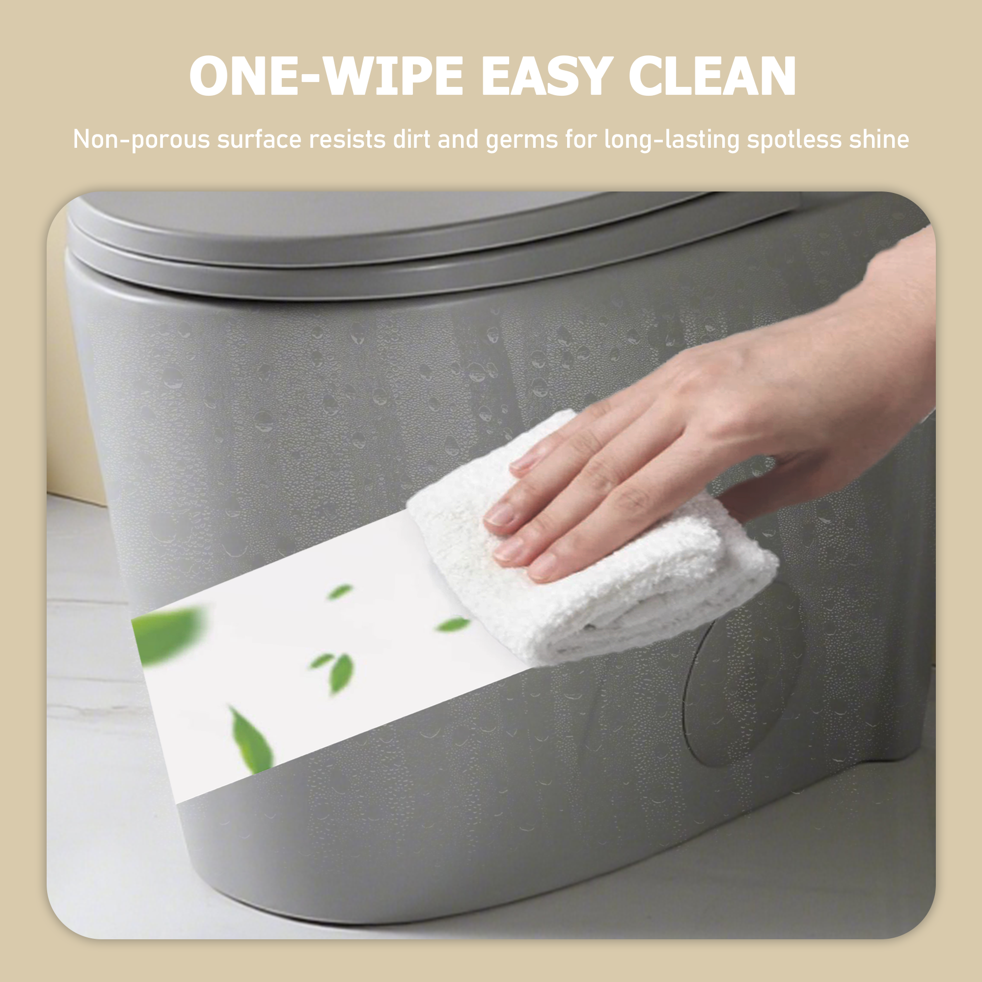 Dual-Flush 1.1/1.6 GPF Elongated One-Piece Toilet with Soft-Close Seat