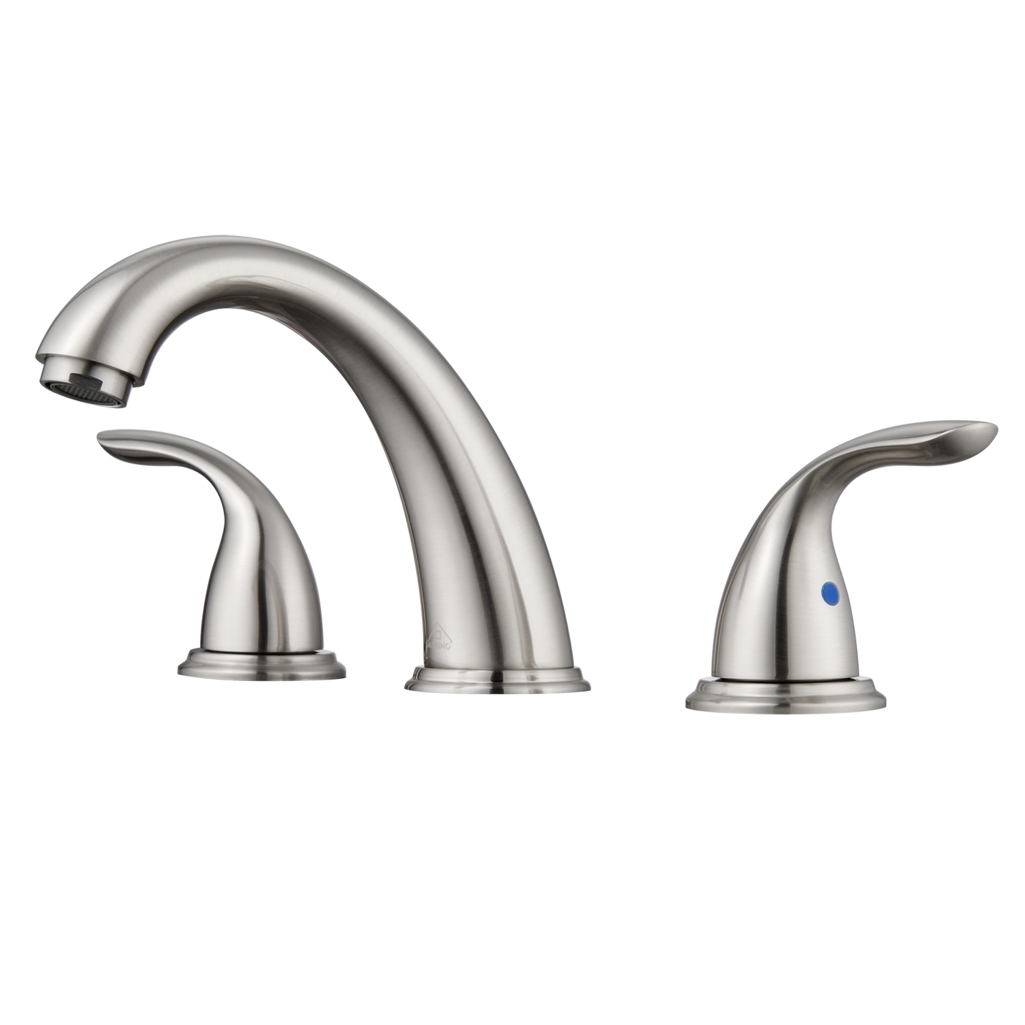 Casainc 4 Inch 2-Handle Bathroom Sink Faucet with Drain Assembly Matte Black/Brushed Nickel/Oil Rubbed Bronz/Brushed Gold 