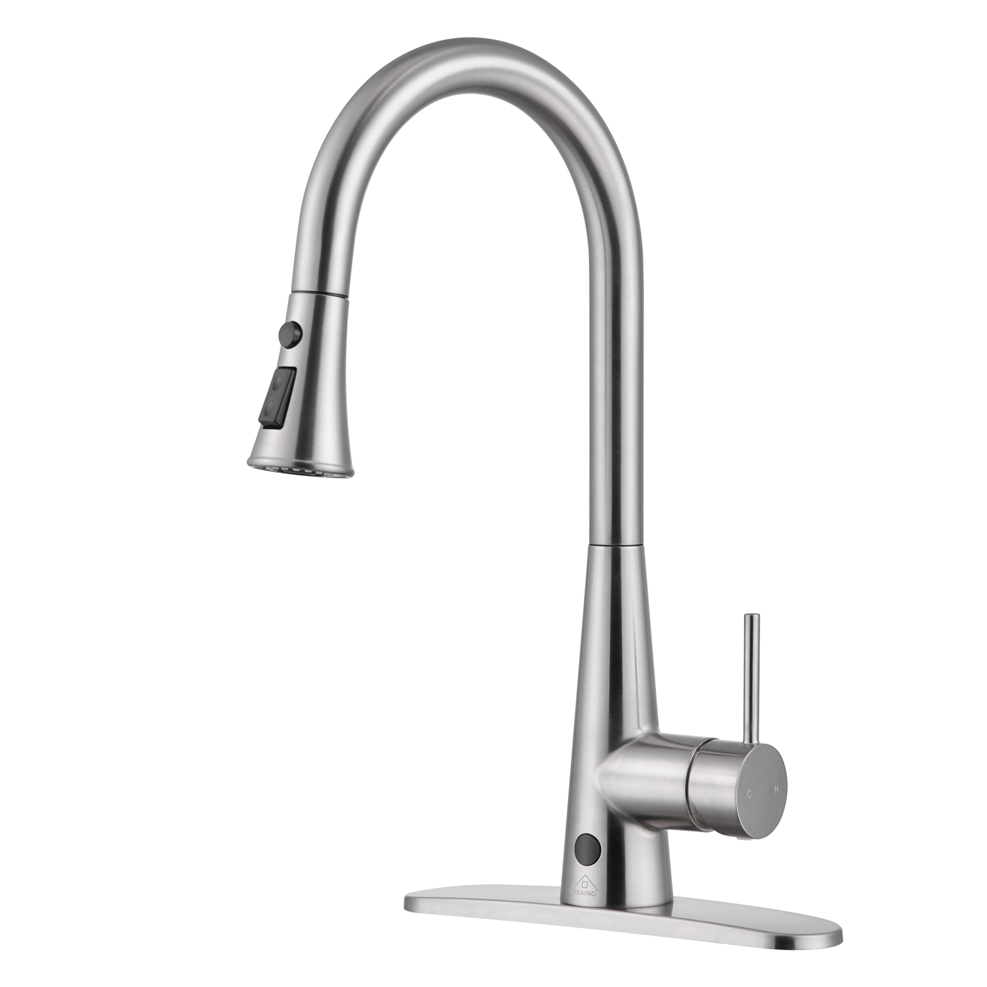 Single Handle Pull Down Sprayer Kitchen Faucet with Touchless Sensor,Dual  Function