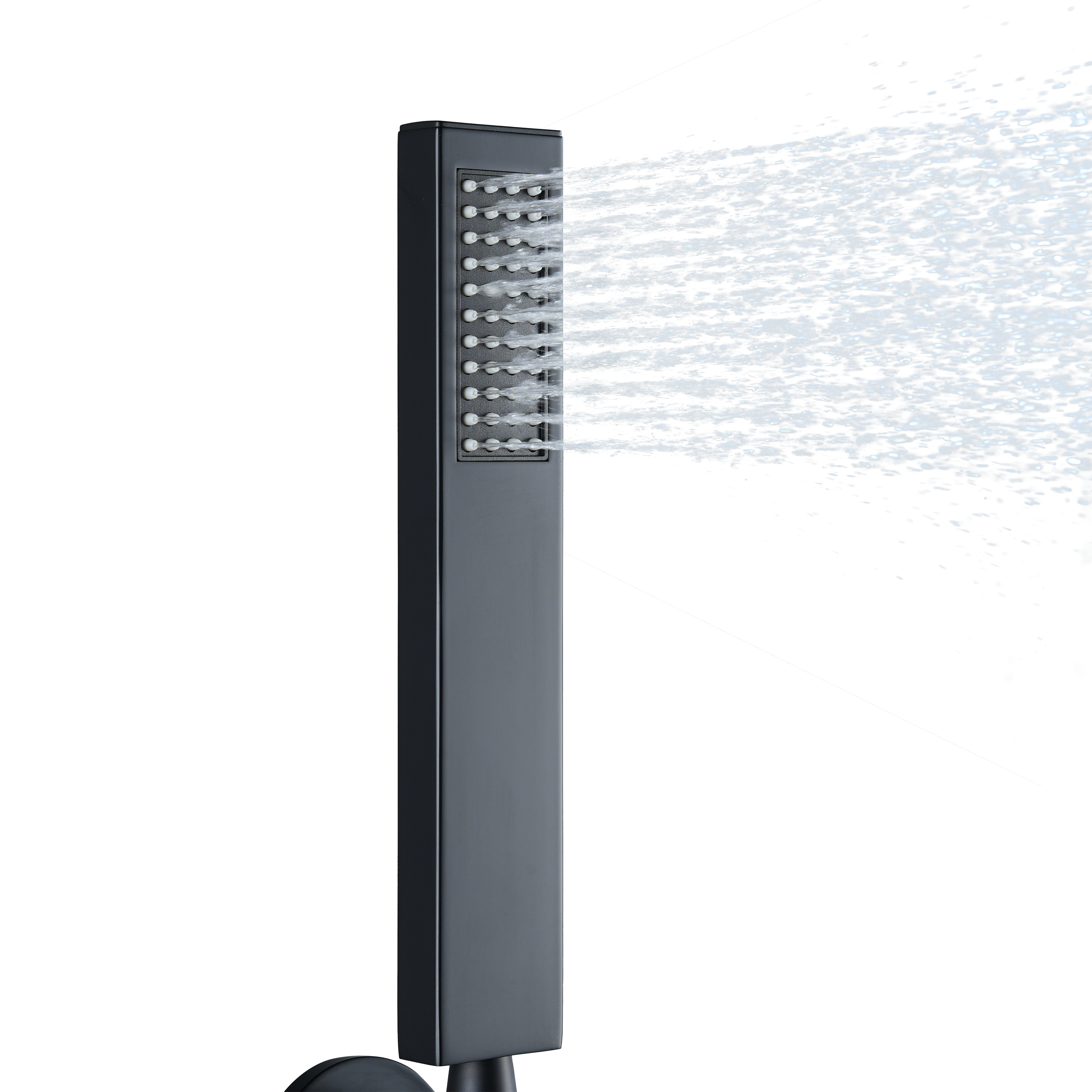 304 Stainless Steel Handheld Shower Head with Anti-Clog Nozzles