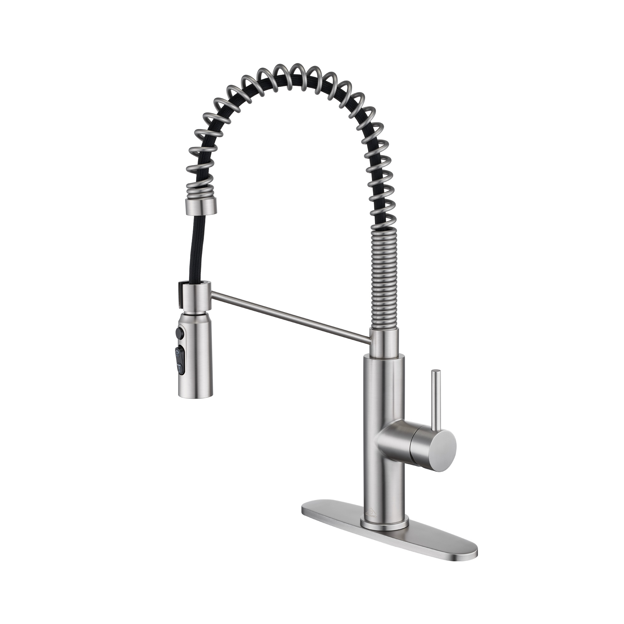 Commercial Style Pull-Down Single Handle 19" Kitchen Faucet
