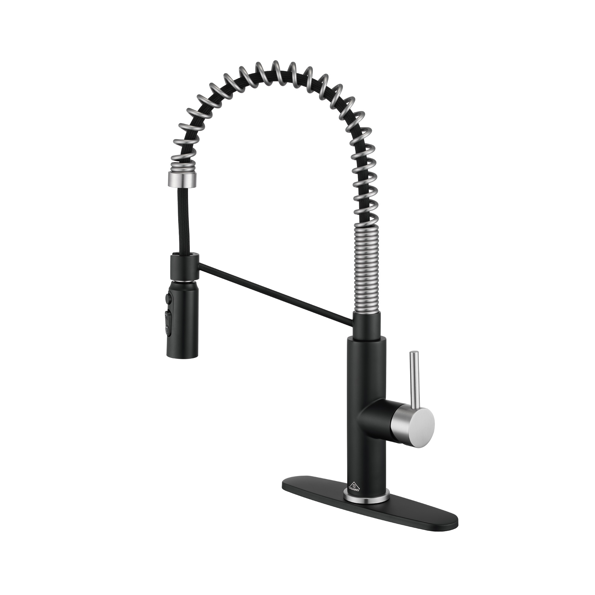 Commercial Style Pull-Down Single Handle 19" Kitchen Faucet
