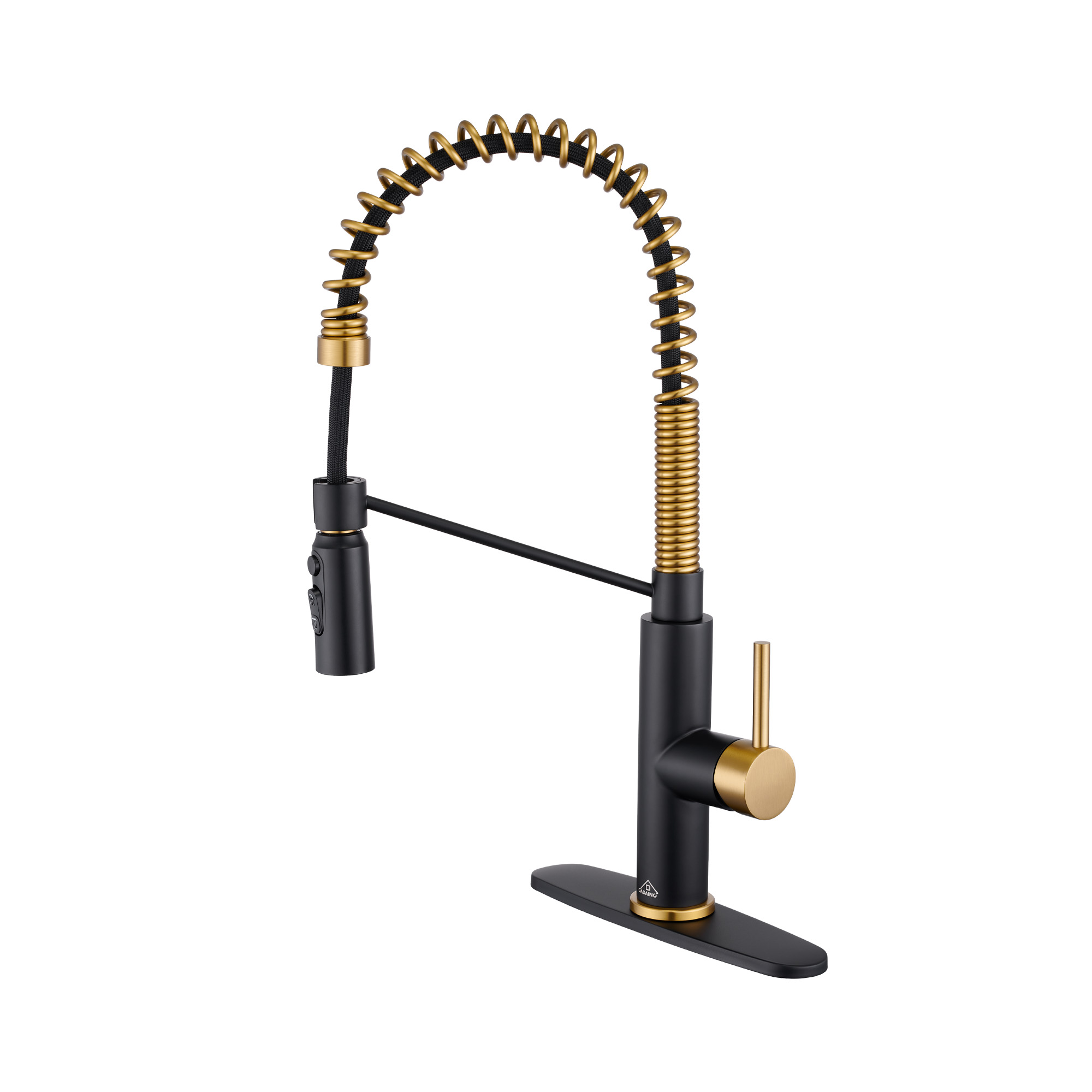 Commercial Style Pull-Down Single Handle 19" Kitchen Faucet