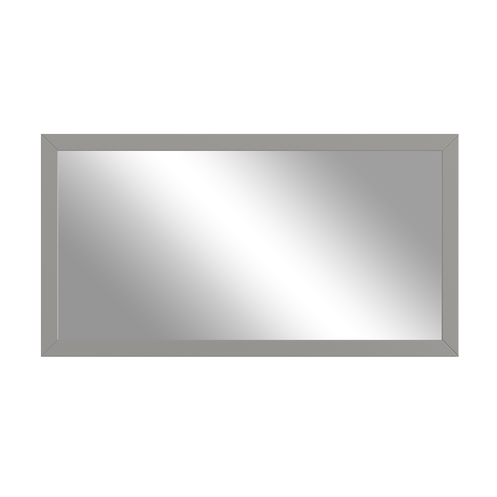 36"/60" Solid Wood Frame Mirror Only with Gray (Vertical)
