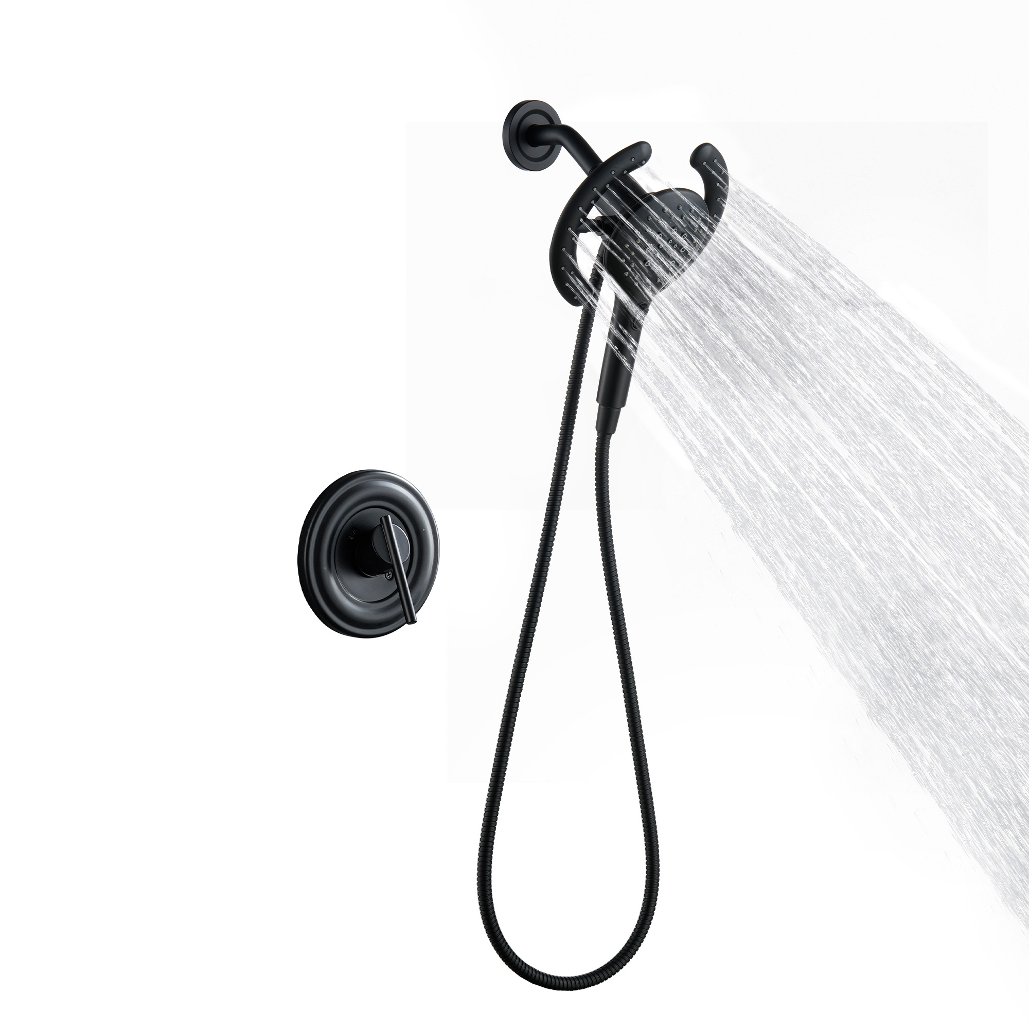 7-inch Magnetic Shower Kit with 3-Function Handheld Shower