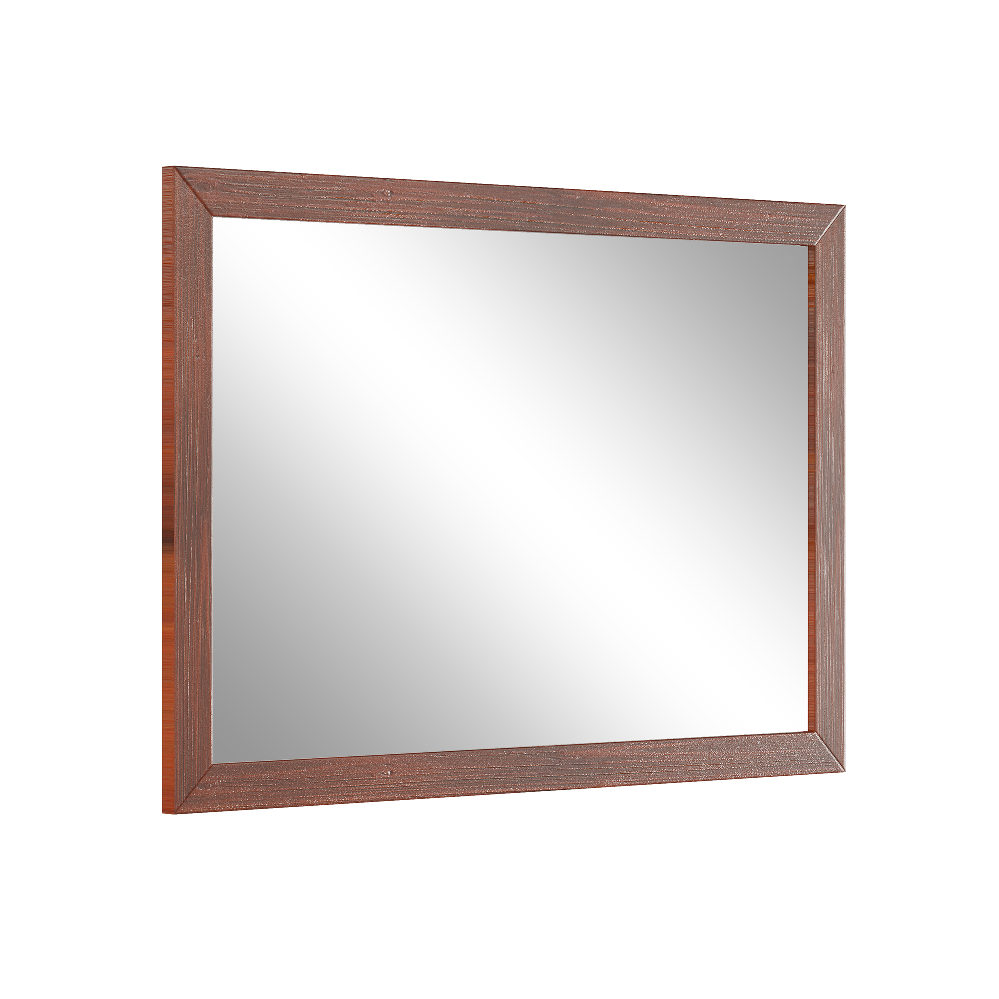 30"/36"/48"/60" Solid Wood Frame Mirror Only with Cherry (Vertical)