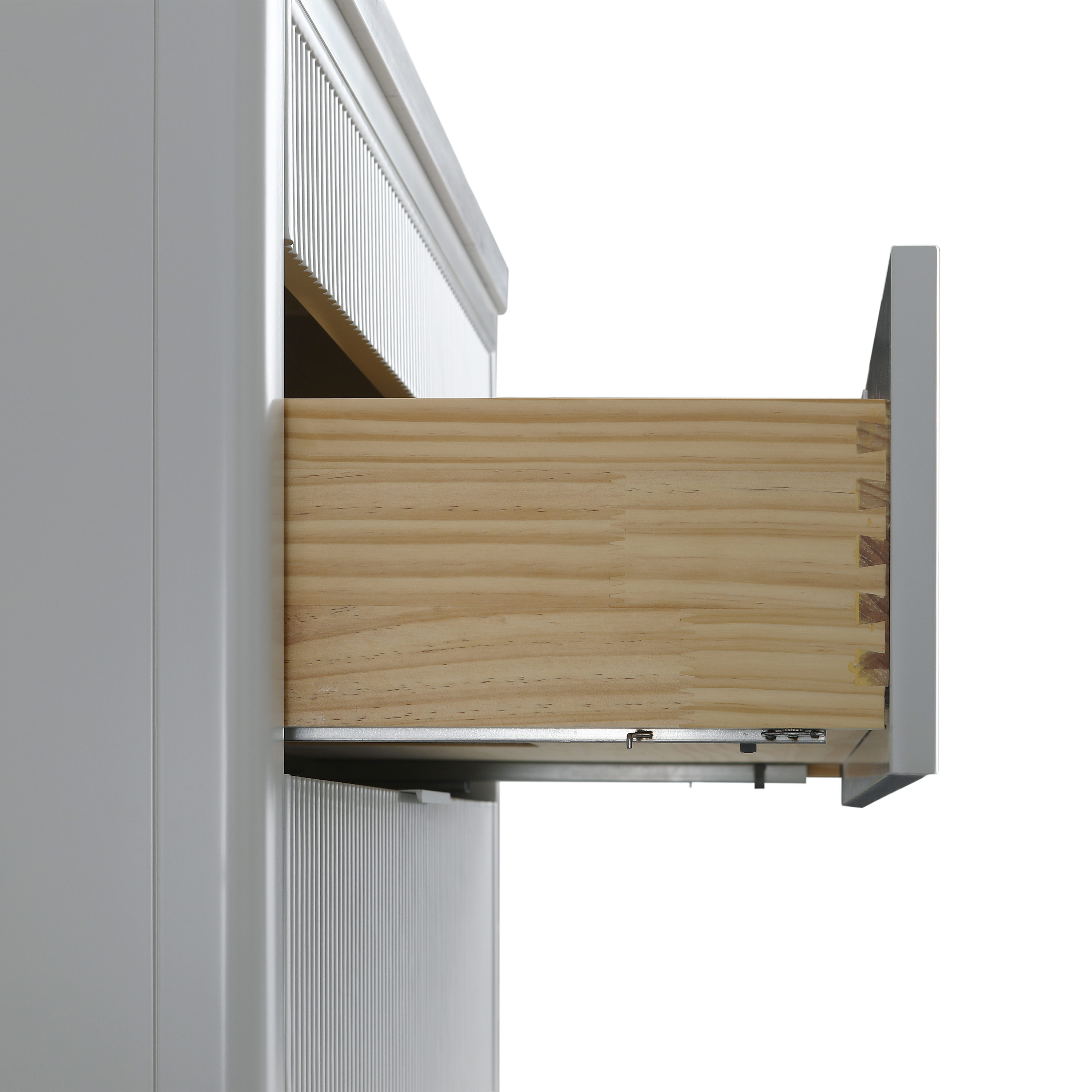 30"/36"/48" Freestanding Single Sink Bathroom Vanity with Solid Wood Construction & Marble Top