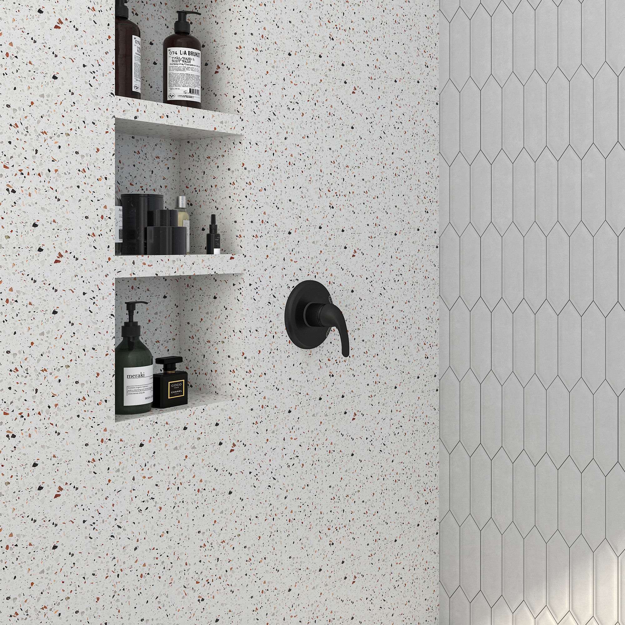 6.8" Single Handle Shower Water Mixer Shower Valve Temperature Mixing Valve