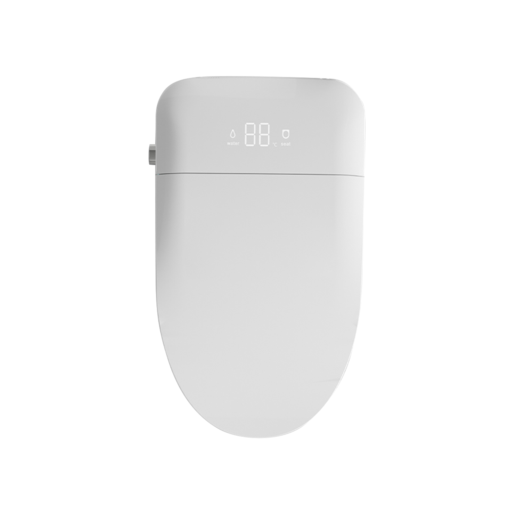 Heated Bidet Smart Toilet with Dryer and Auto Open-Close Seat