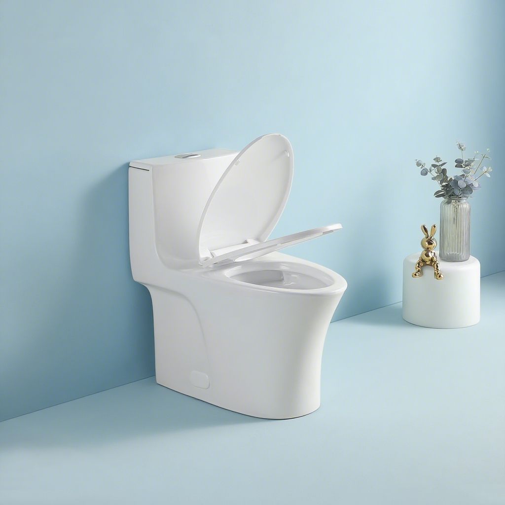 Dual-Flush Elongated Comfort One Piece Toilet with 1.1/1.6 GPF Water-Saving