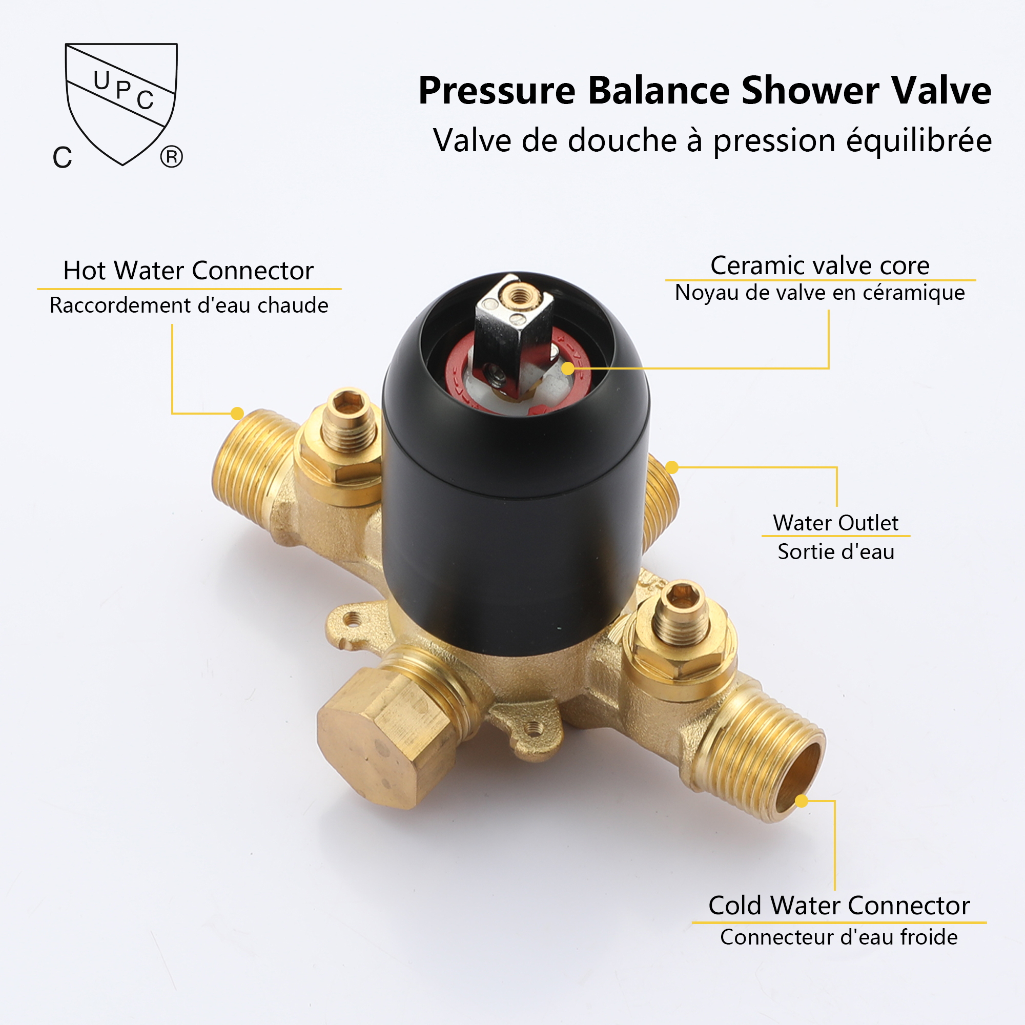 10-inch Wall-Mount Dual Shower Head System with 3-Spray Hand Shower