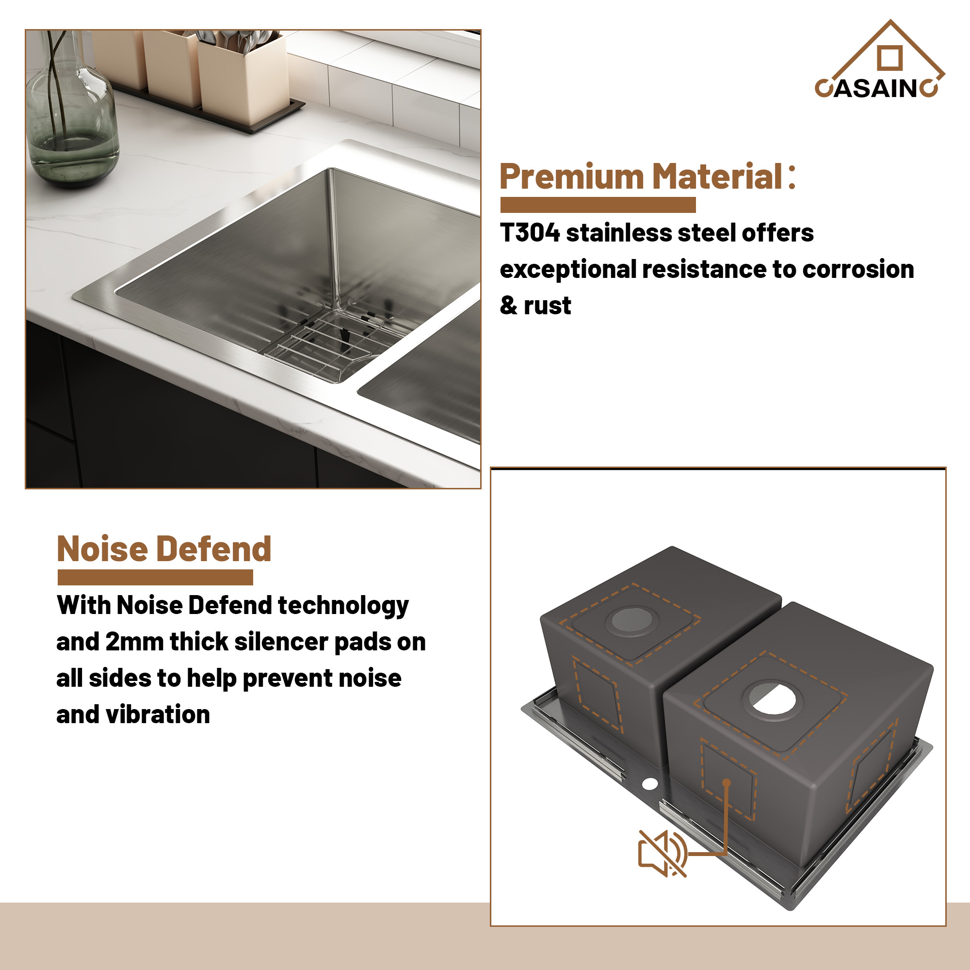 33 Inch Stainless Steel Topmount Kitchen Sink Drop In Workstation Brushed Kitchen Sink 18 Gauge 10 Inch Deep Single Bowl Kitchen Sink with Drainer and Drain Rack