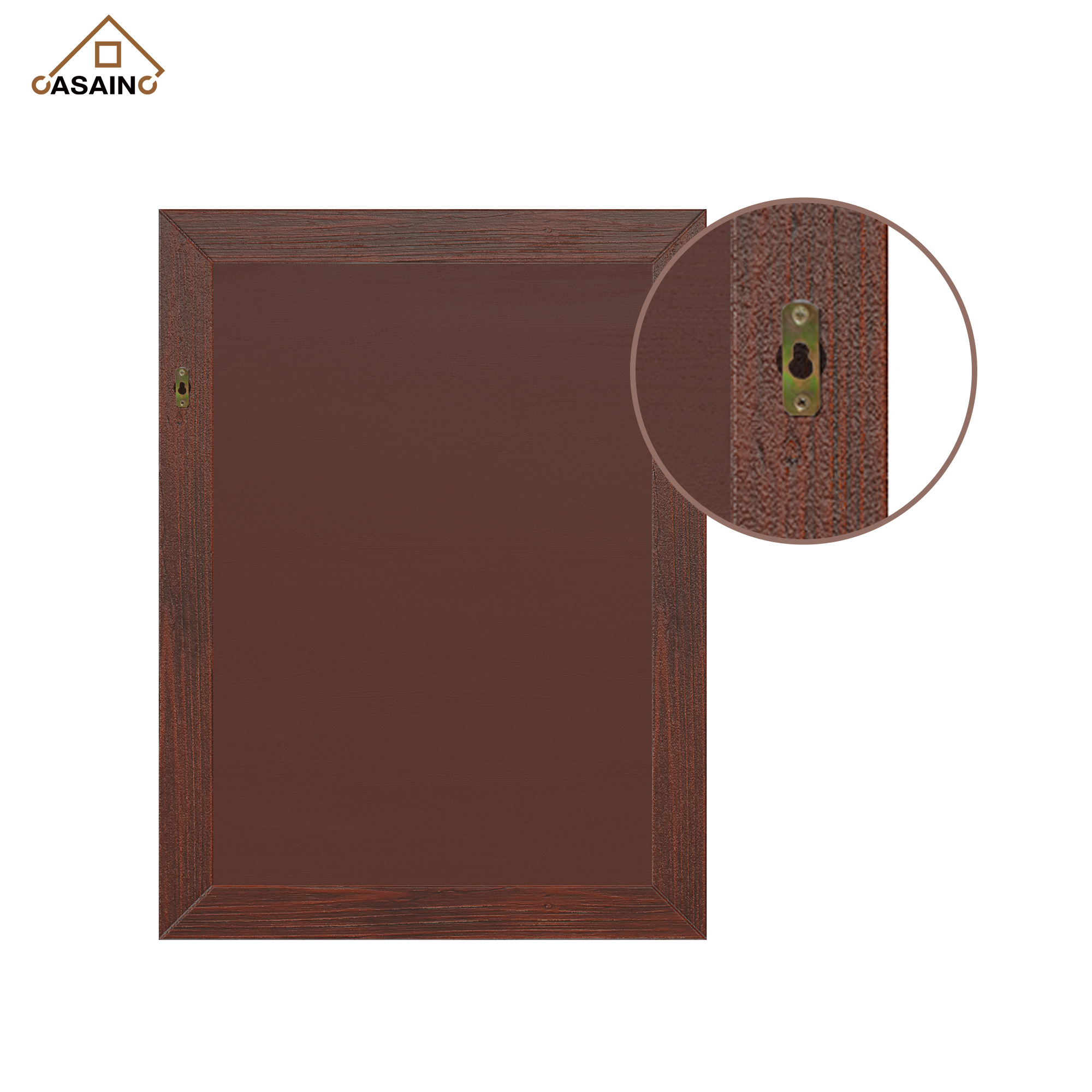 30"/36"/48"/60" Solid Wood Frame Mirror Only with Cherry (Vertical)