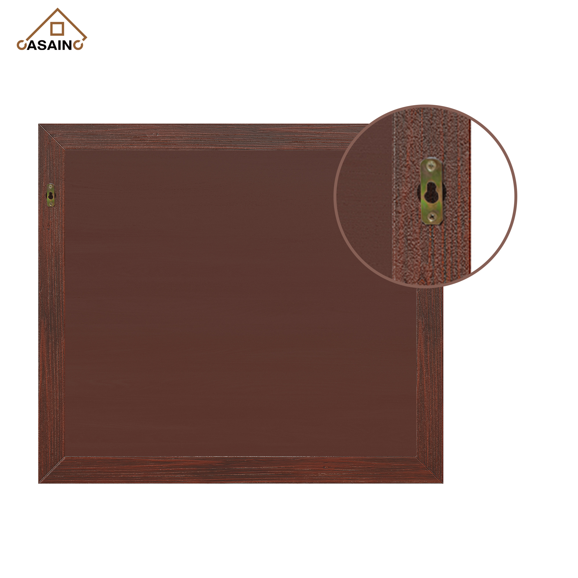 30"/36"/48"/60" Solid Wood Frame Mirror Only with Cherry (Vertical)