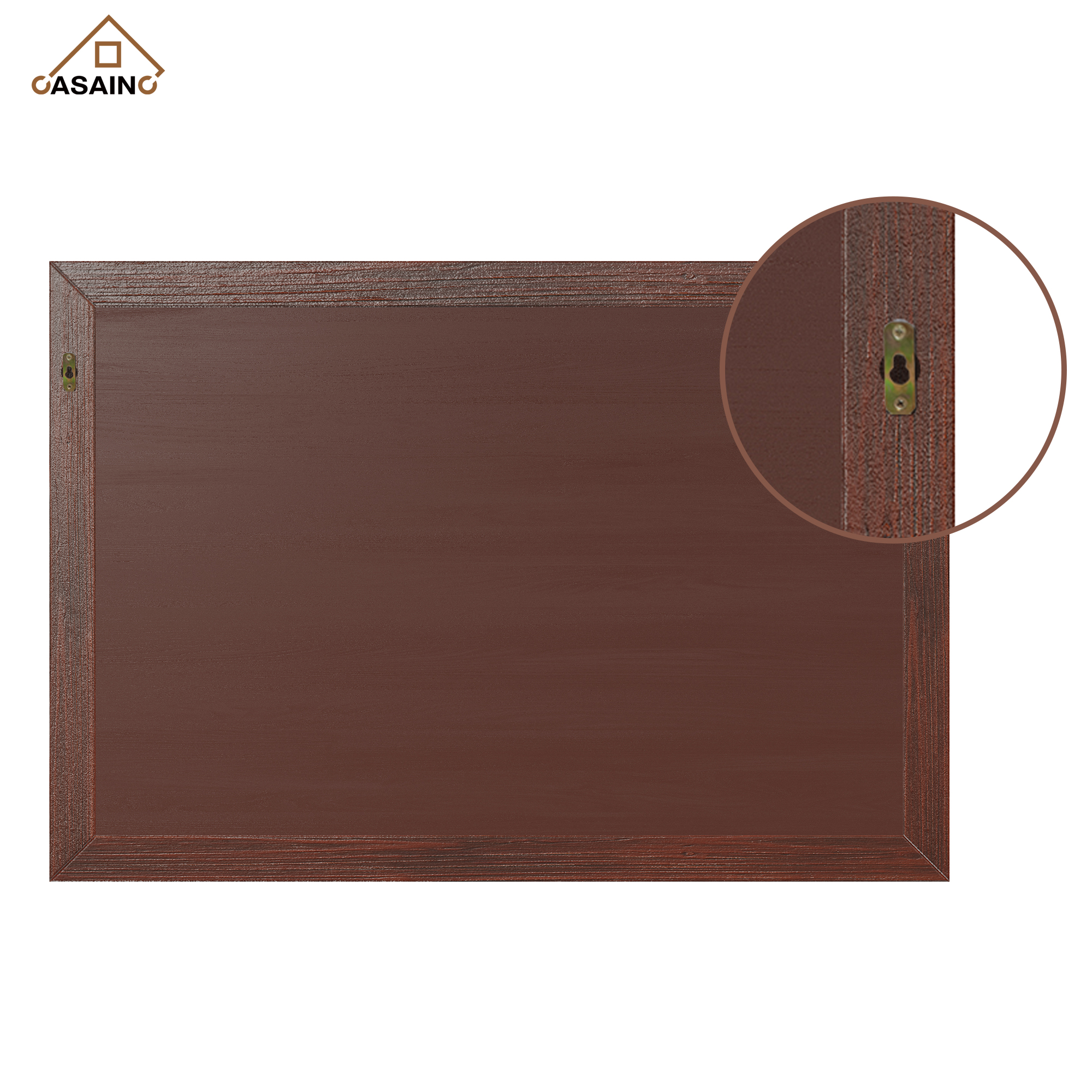 30"/36"/48"/60" Solid Wood Frame Mirror Only with Cherry (Vertical)