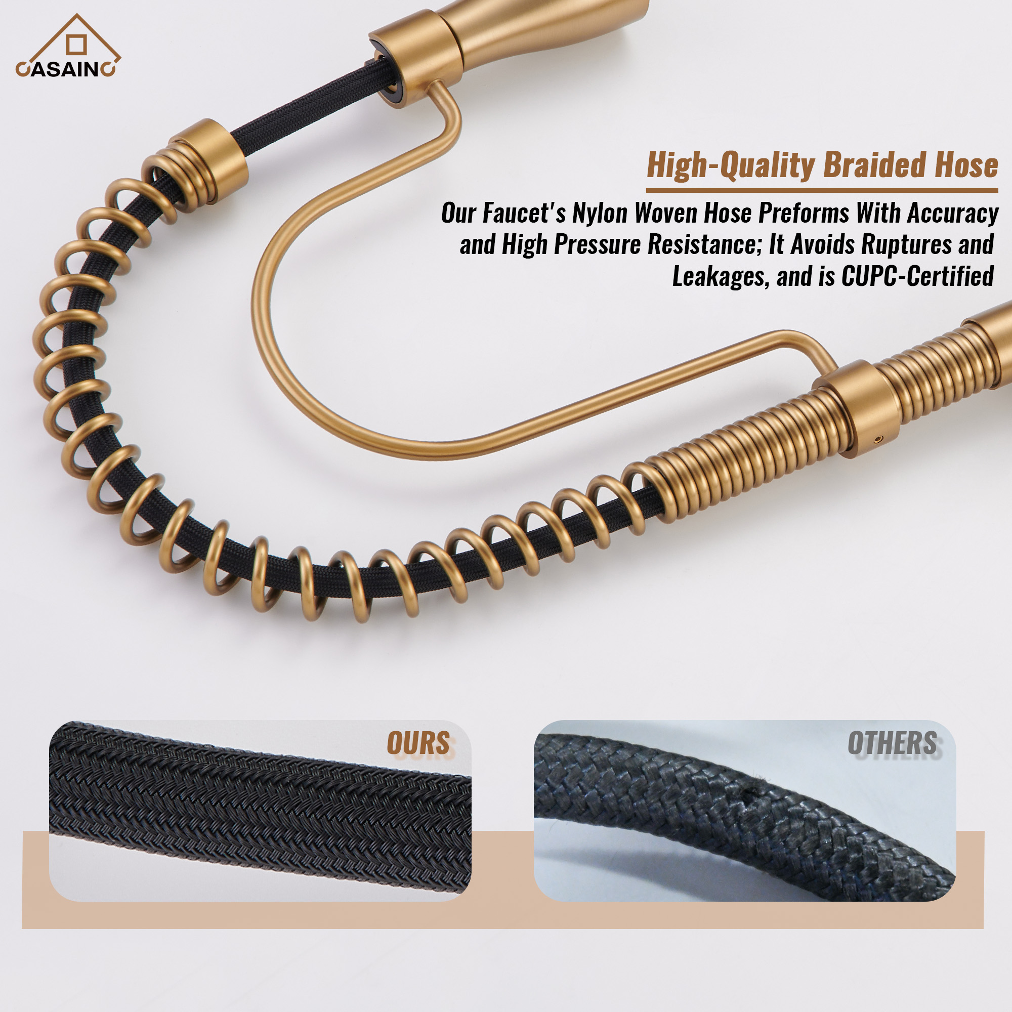 Single Handle Commercial Style Pull-Down Kitchen Faucet