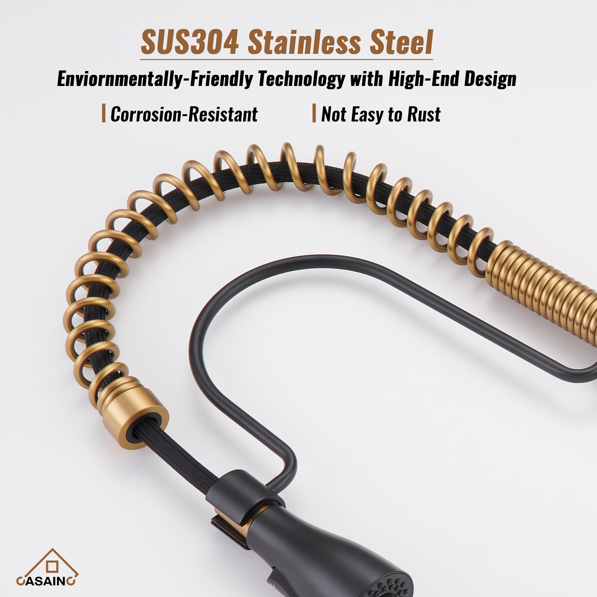 Single Handle Commercial Style Pull-Down Kitchen Faucet