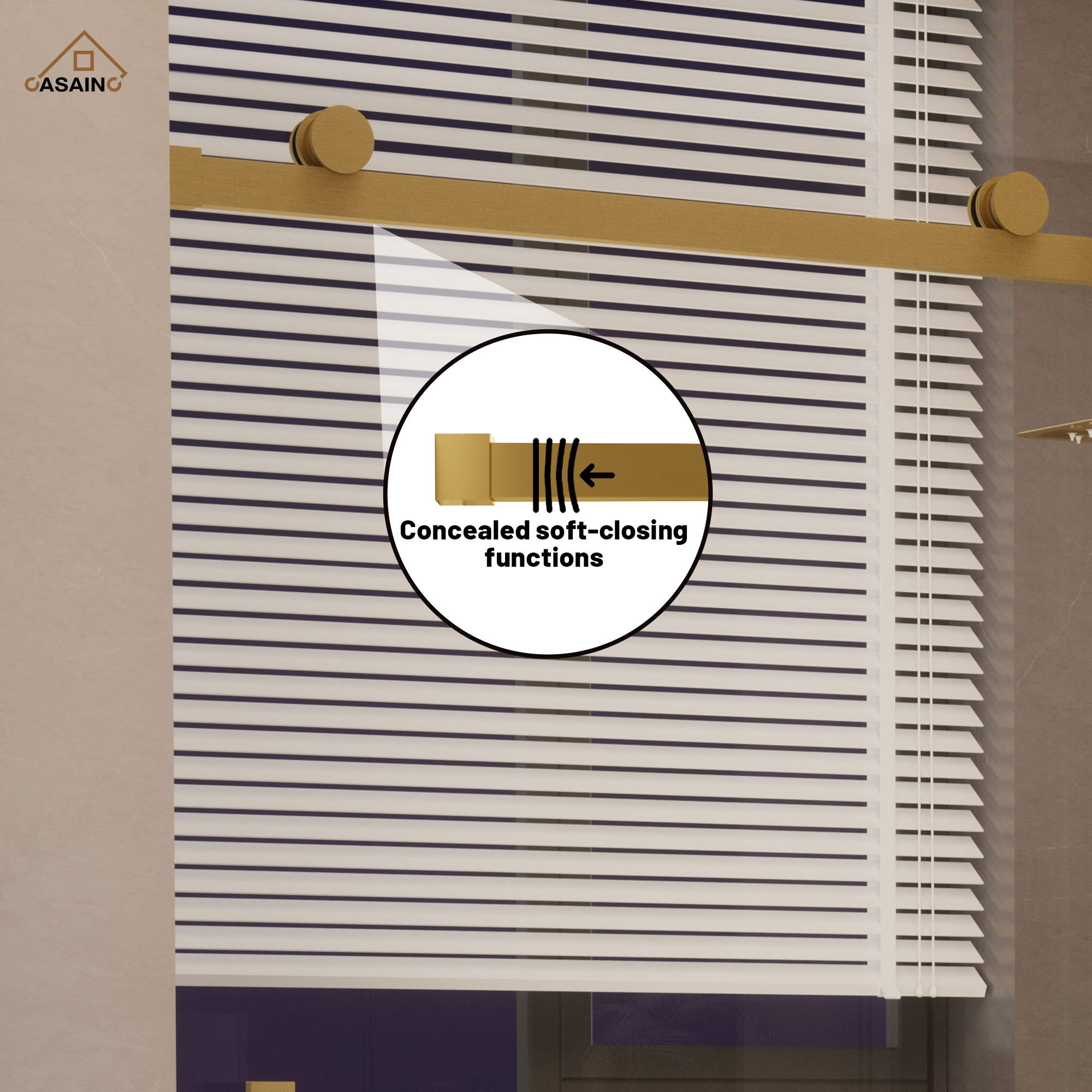 60"x76" Frameless Shower Door with Cushioned Single Slide, SGCC-Certified Tempered Shower Glass Door in Matte Black/Chrome/Brushed Nickel/Brushed Gold