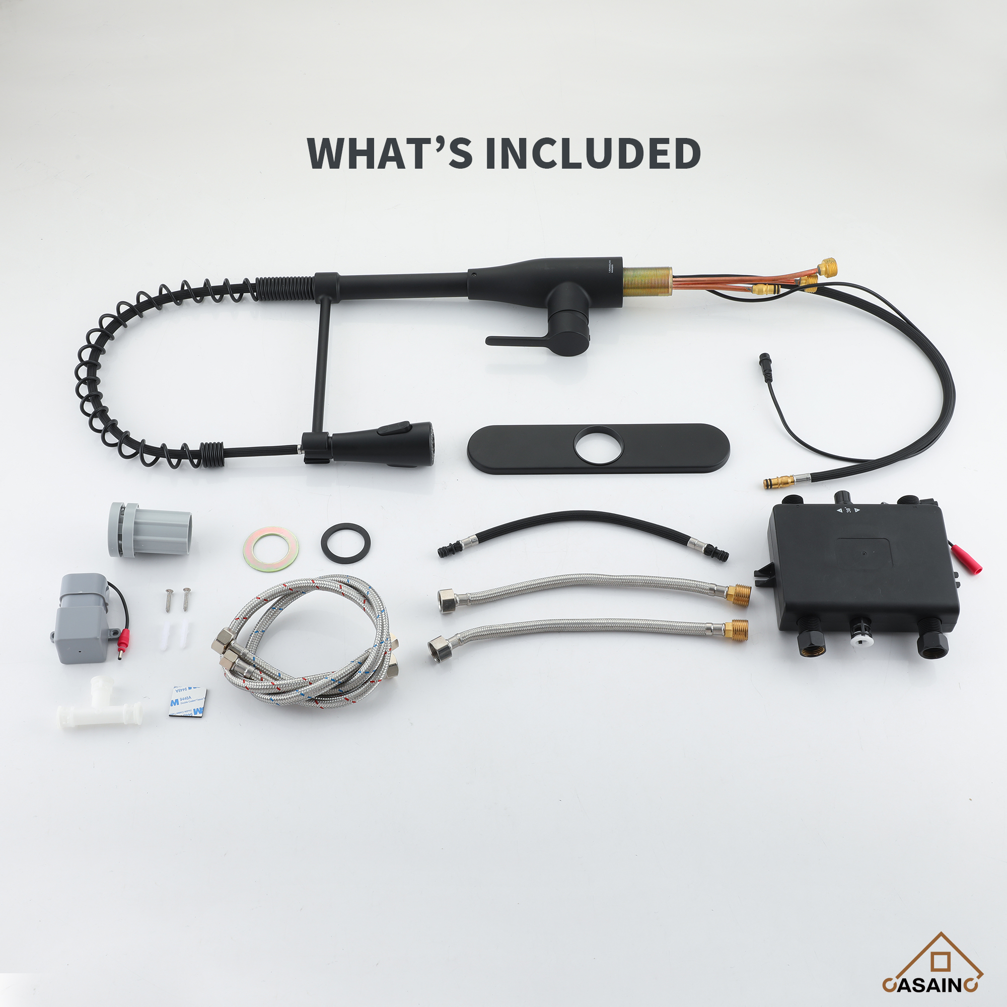 Touchless Kitchen Faucet with Digital Temperature Display