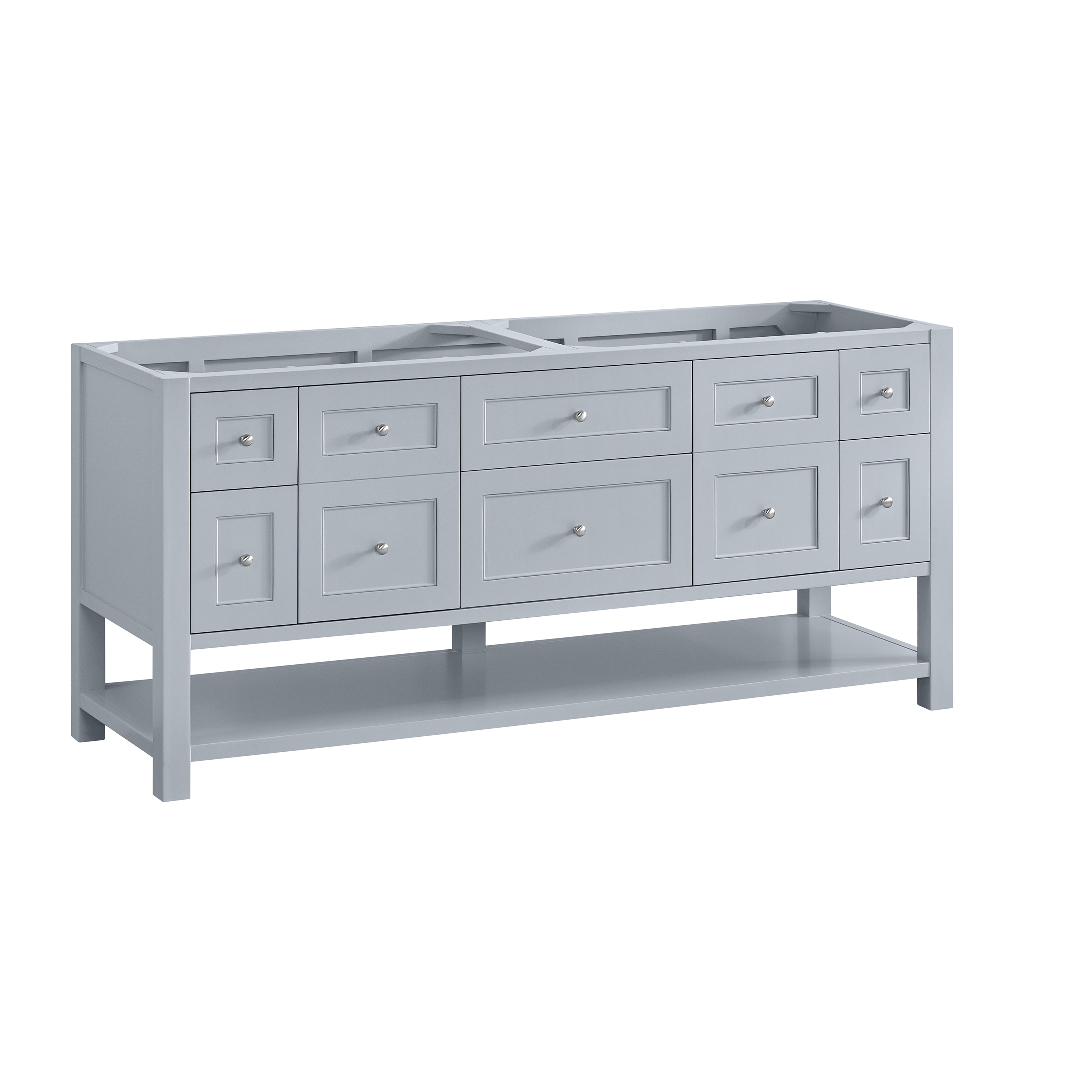 James Martin Breckenridge 72" Double Vanity, Serenity Blue
