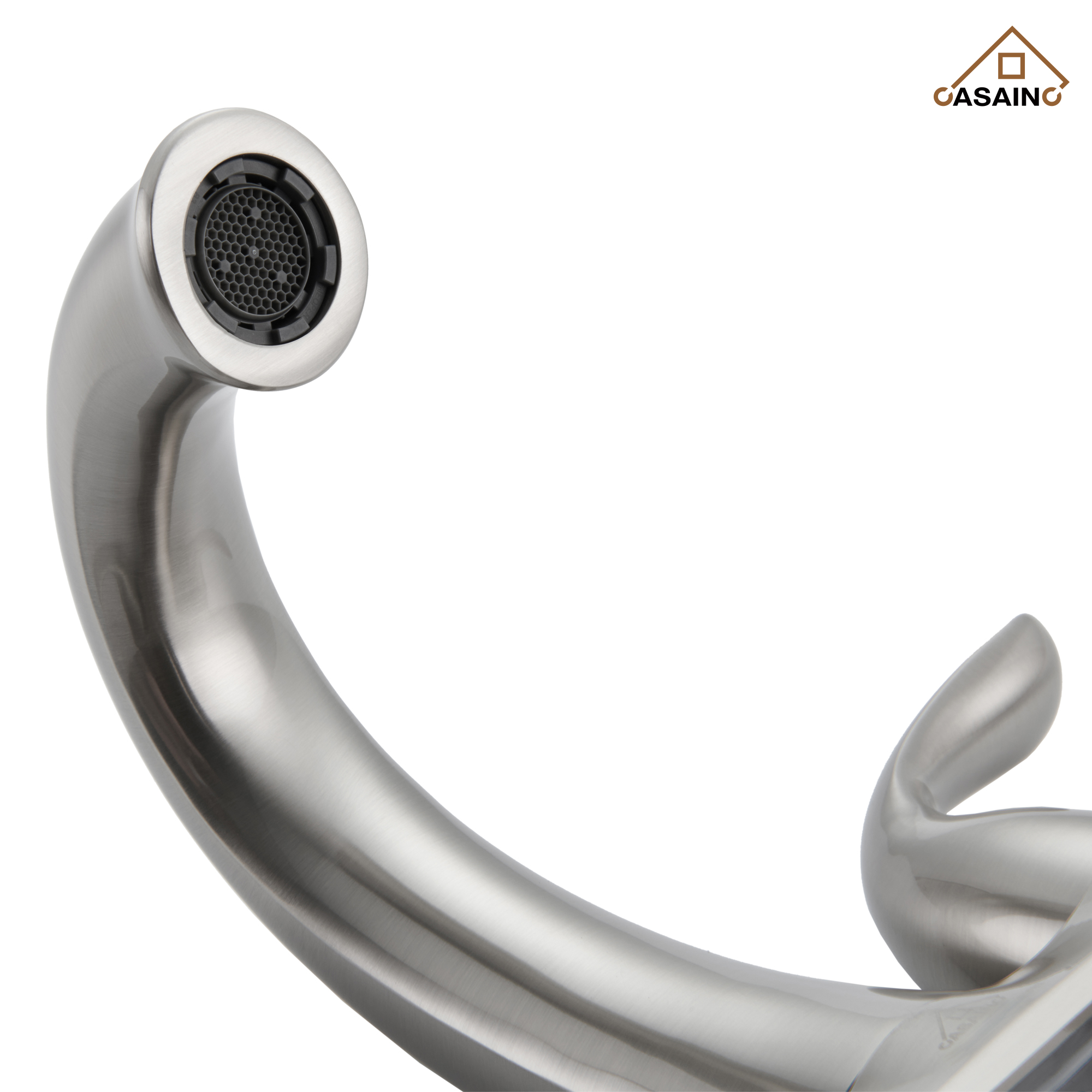 Casainc 4 Inch 2-Handle Centerset Bathroom Sink Faucet for 2-hole Centerset Sink Faucet