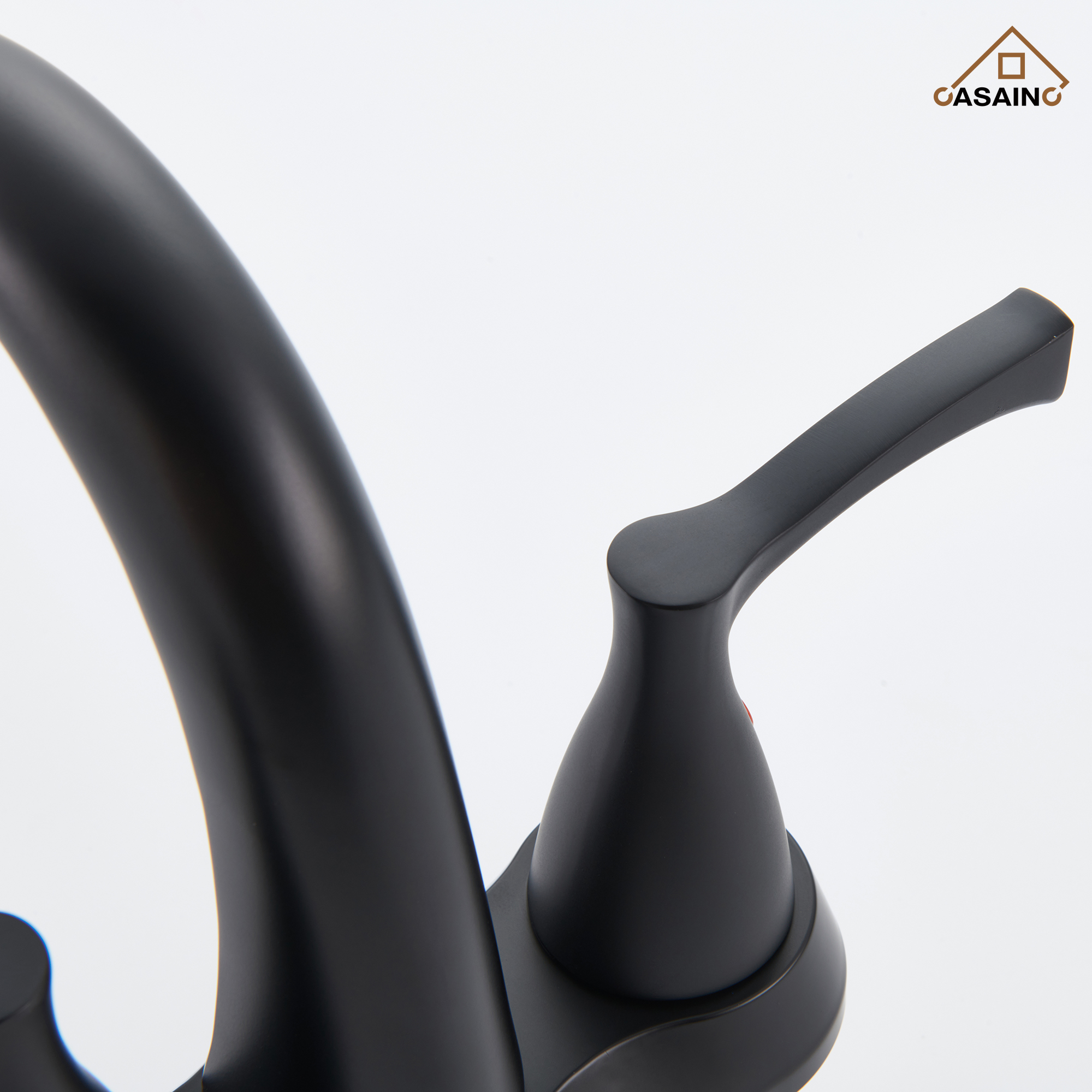 Casainc 4 Inch 2-Handle Centerset Bathroom Sink Faucet Vanity Faucet for Bathroom Sink