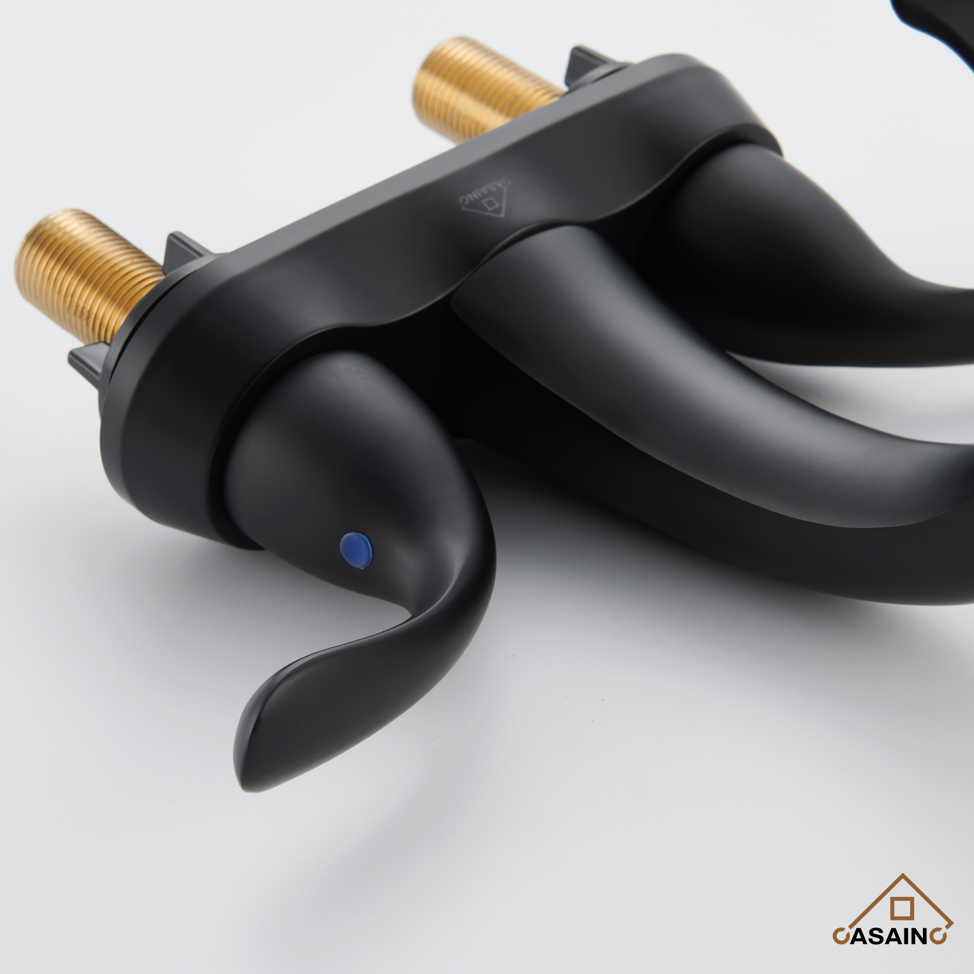 Casainc 4 Inch 2-Handle Centerset Bathroom Sink Faucet for 2-hole Centerset Sink Faucet