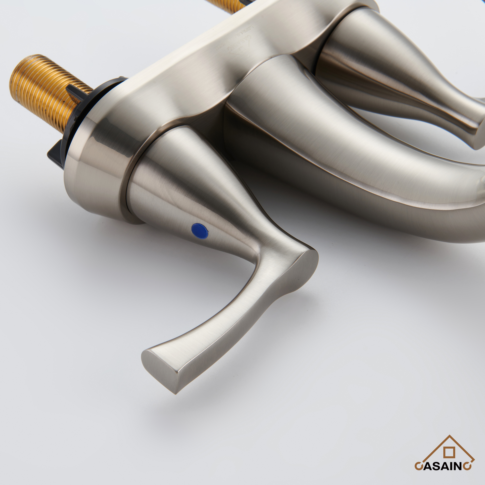 Casainc 4 Inch 2-Handle Centerset Bathroom Sink Faucet Vanity Faucet for Bathroom Sink