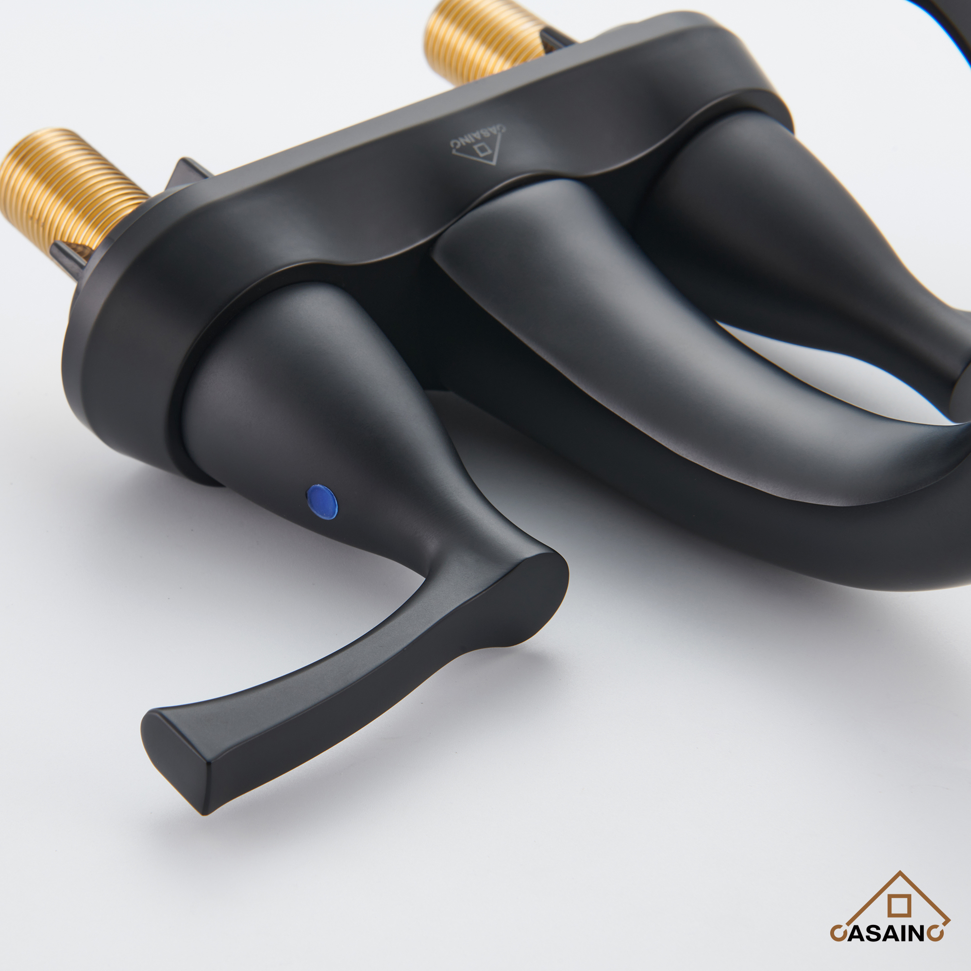 Casainc 4 Inch 2-Handle Centerset Bathroom Sink Faucet Vanity Faucet for Bathroom Sink