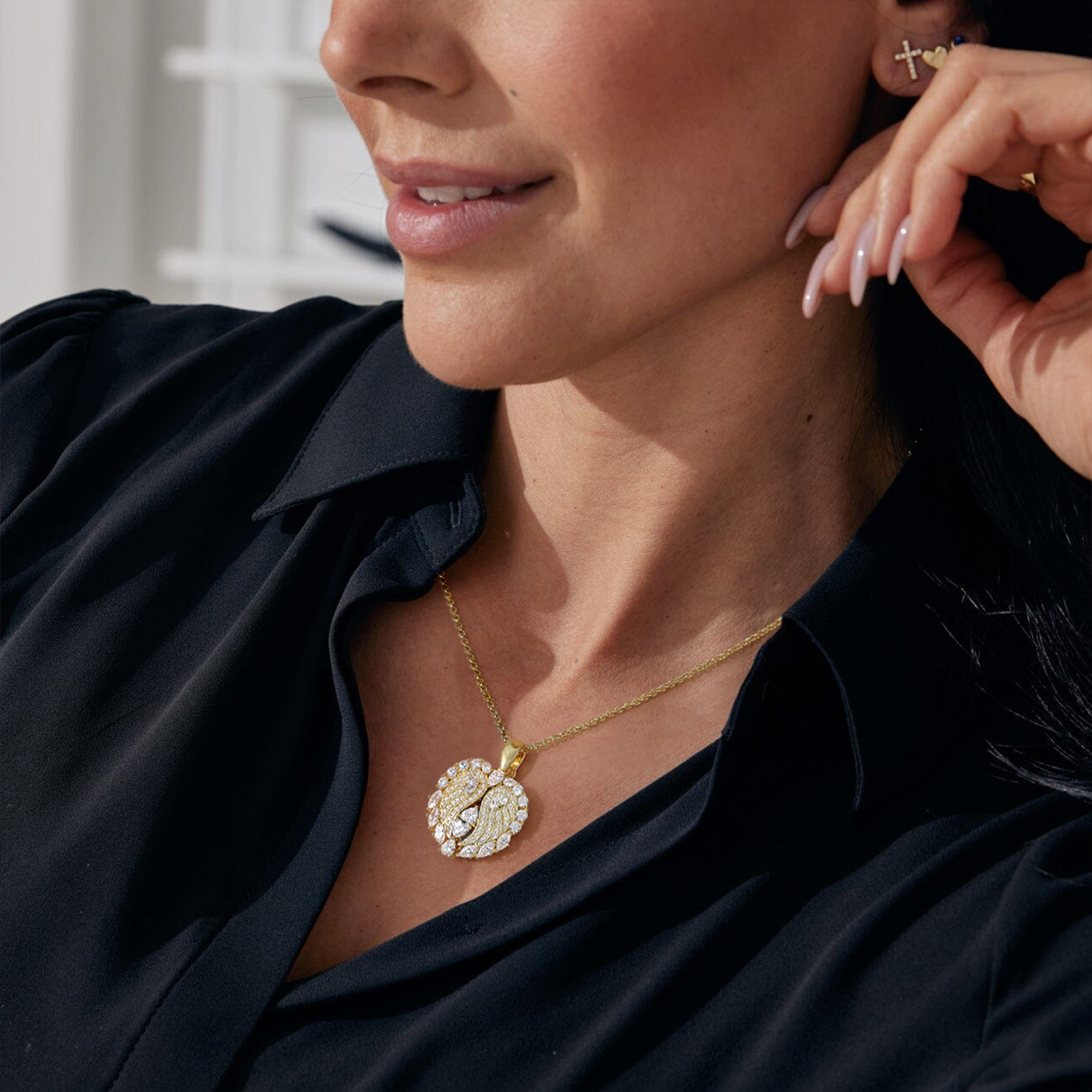 Openable Customizable Heart Picture Necklace