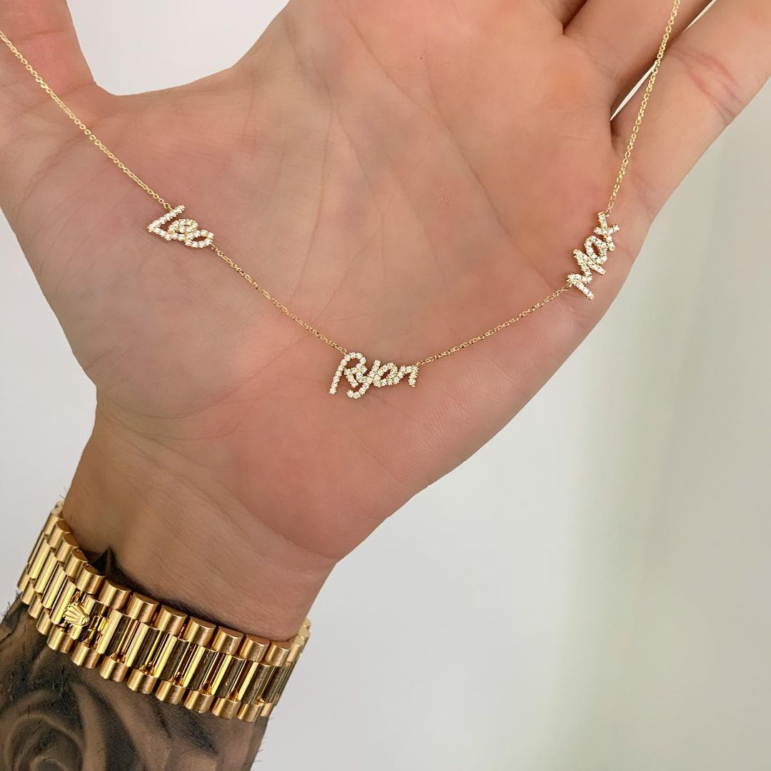 Multiple Shining Name Necklace