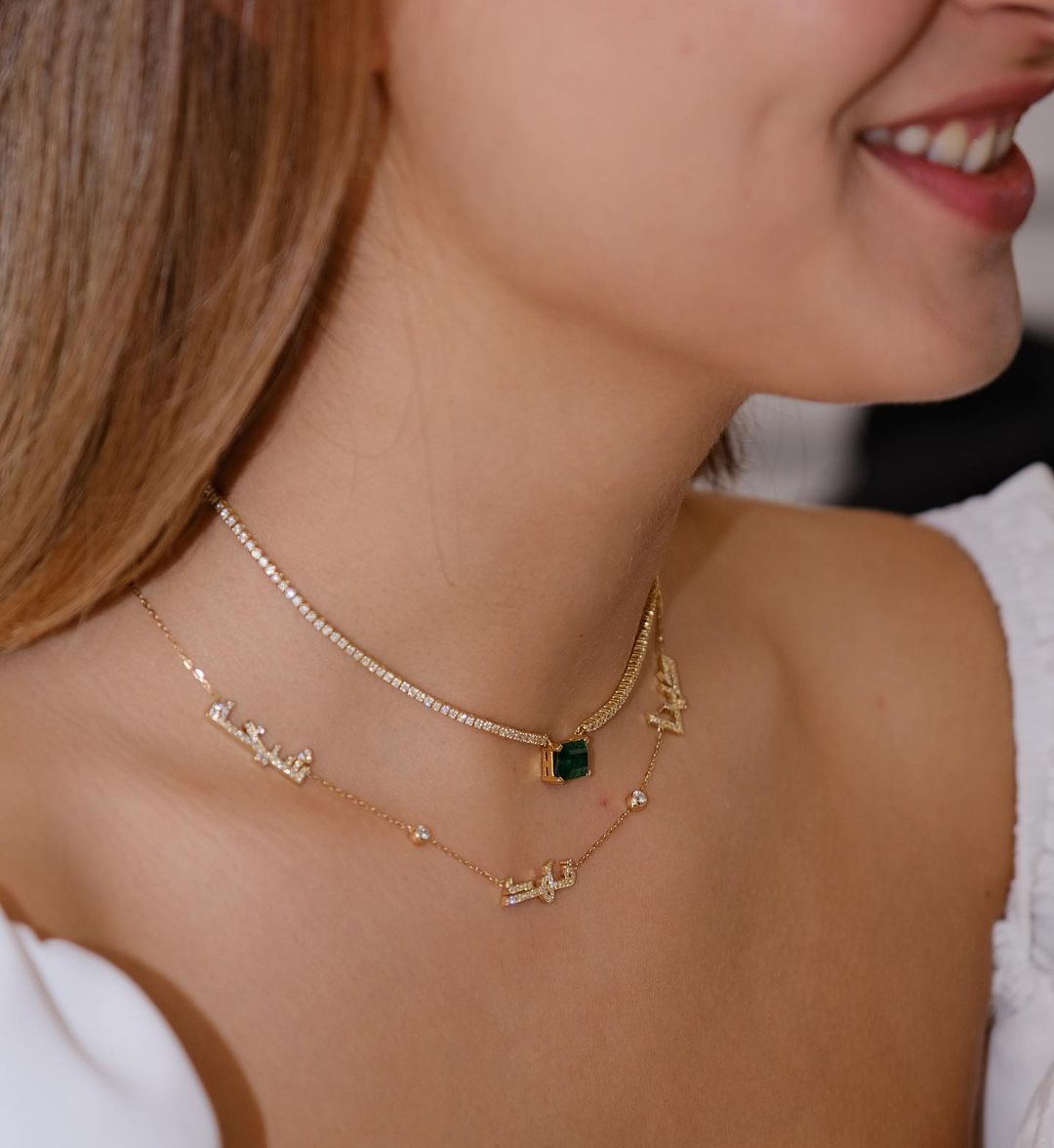 Multiple Shining Name Necklace