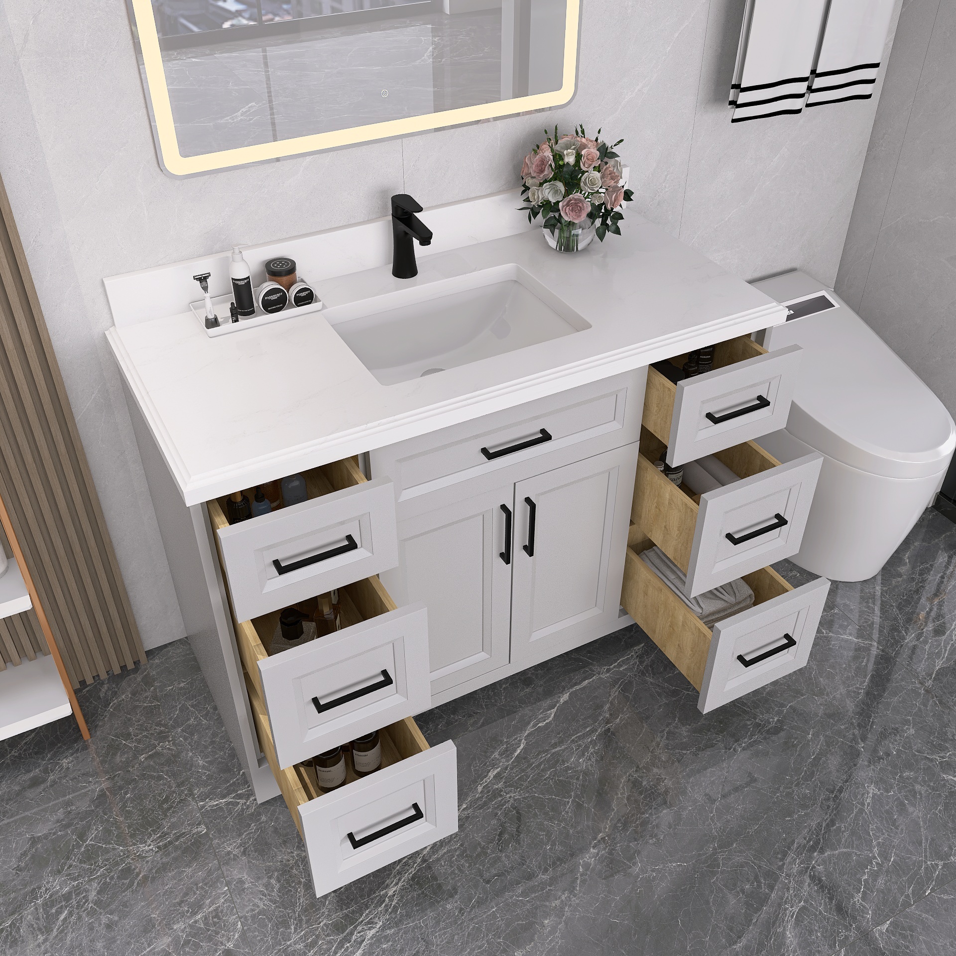Bathroom Vanity VG-Grey10020