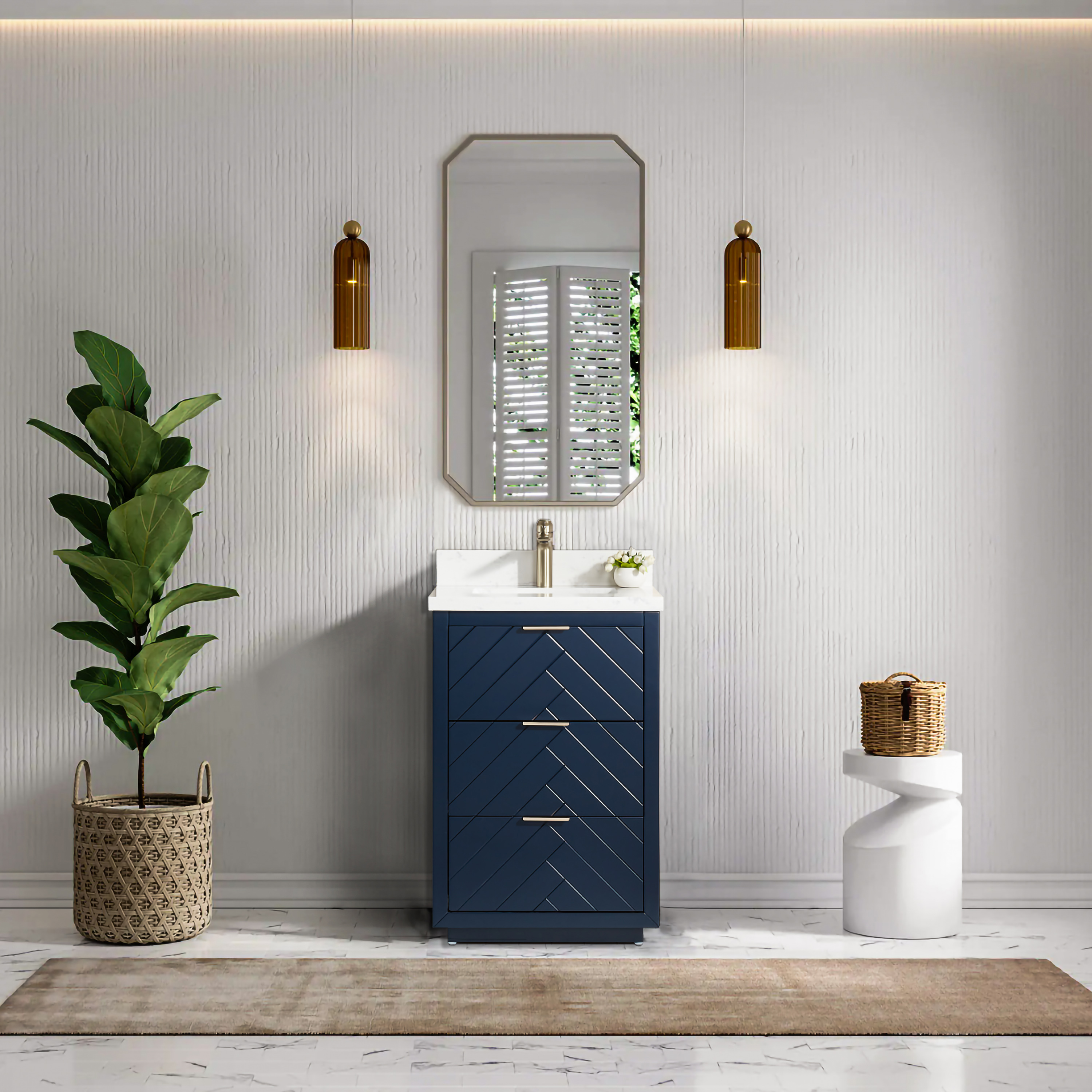 Bathroom Vanity SHP-Night10024NB